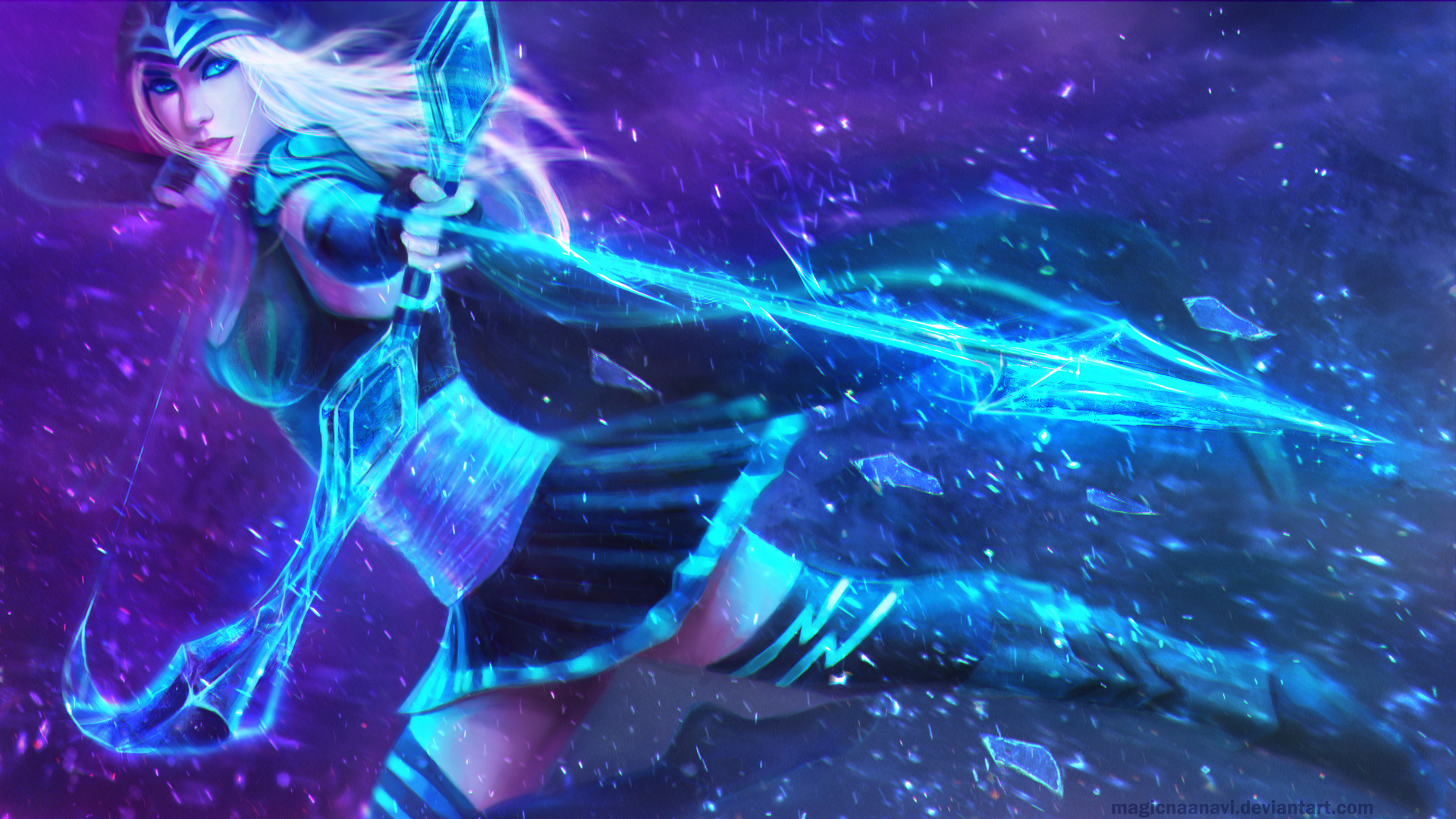 Ashe, League of Legends, Vast collection, Stunning images, 1920x1080 Full HD Desktop