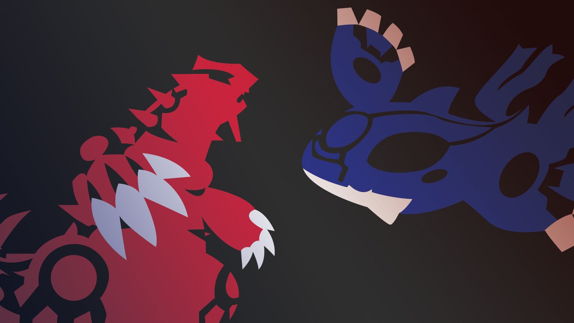 Groudon and Kyogre, a legendary duo's wallpapers, 1920x1080 Full HD Desktop