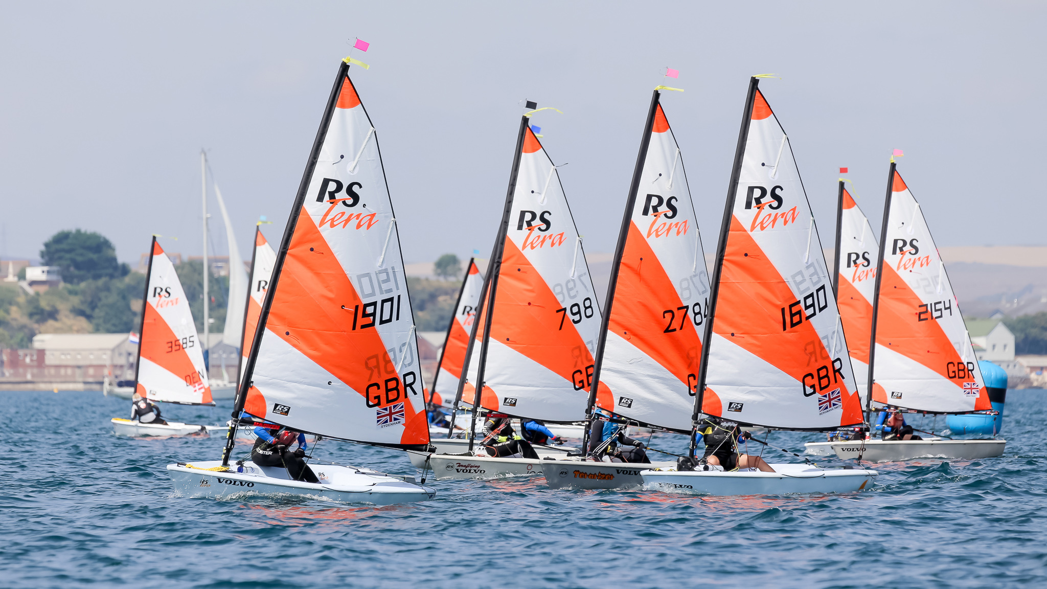 Sailing: RS Tera, GBR, A sport of overcoming the distance on the water. 2050x1160 HD Background.