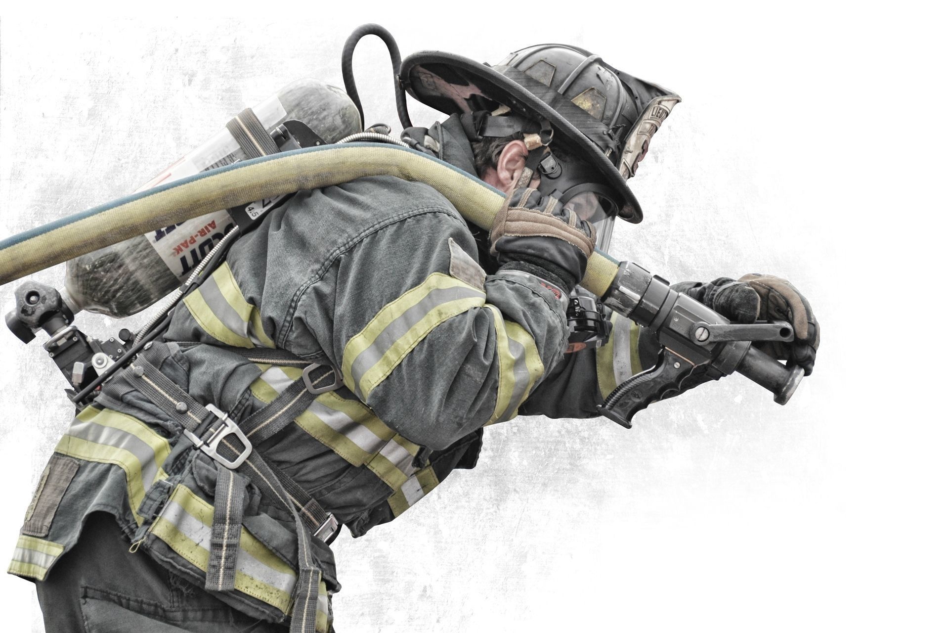 Fireman: Firefighting, A dangerous profession due to the toxic environment created by combustible material. 1920x1280 HD Wallpaper.
