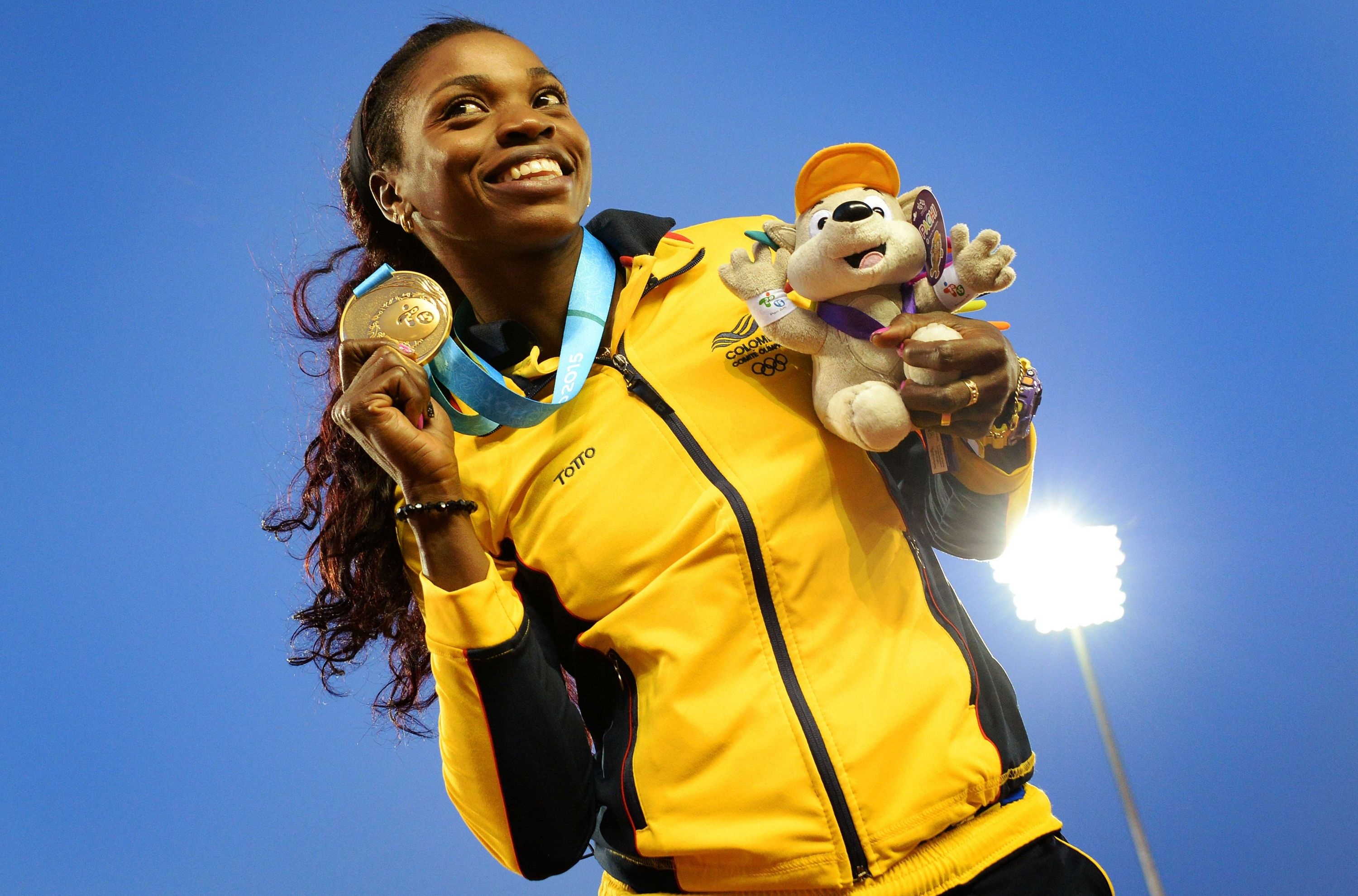 Caterine Ibarguen, Athlete of the Year, sporting achievements, recognition, 3000x1980 HD Desktop
