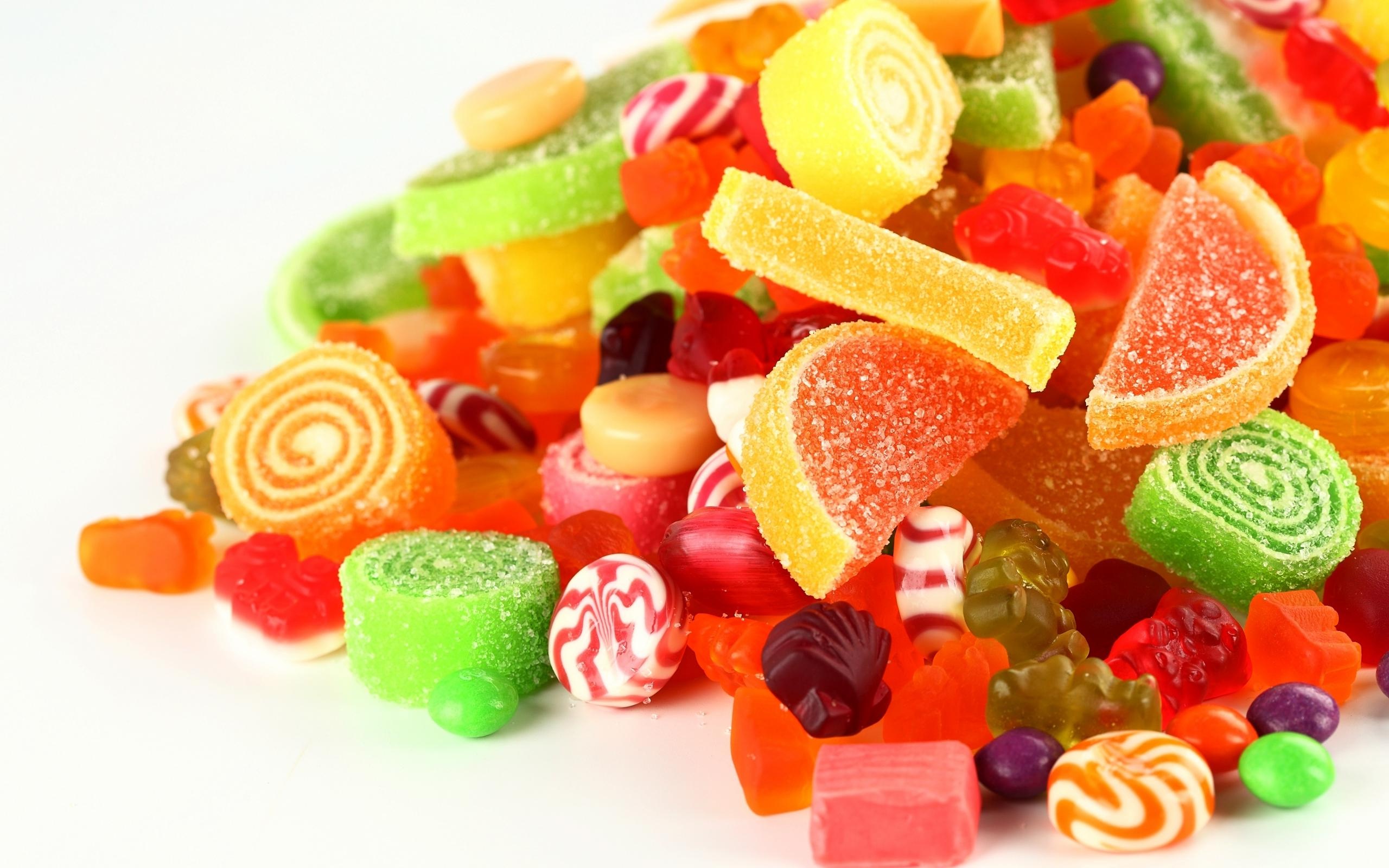 Colorful fruit candy, Sweet indulgence, Delicious treats, Sugar rush, 2560x1600 HD Desktop