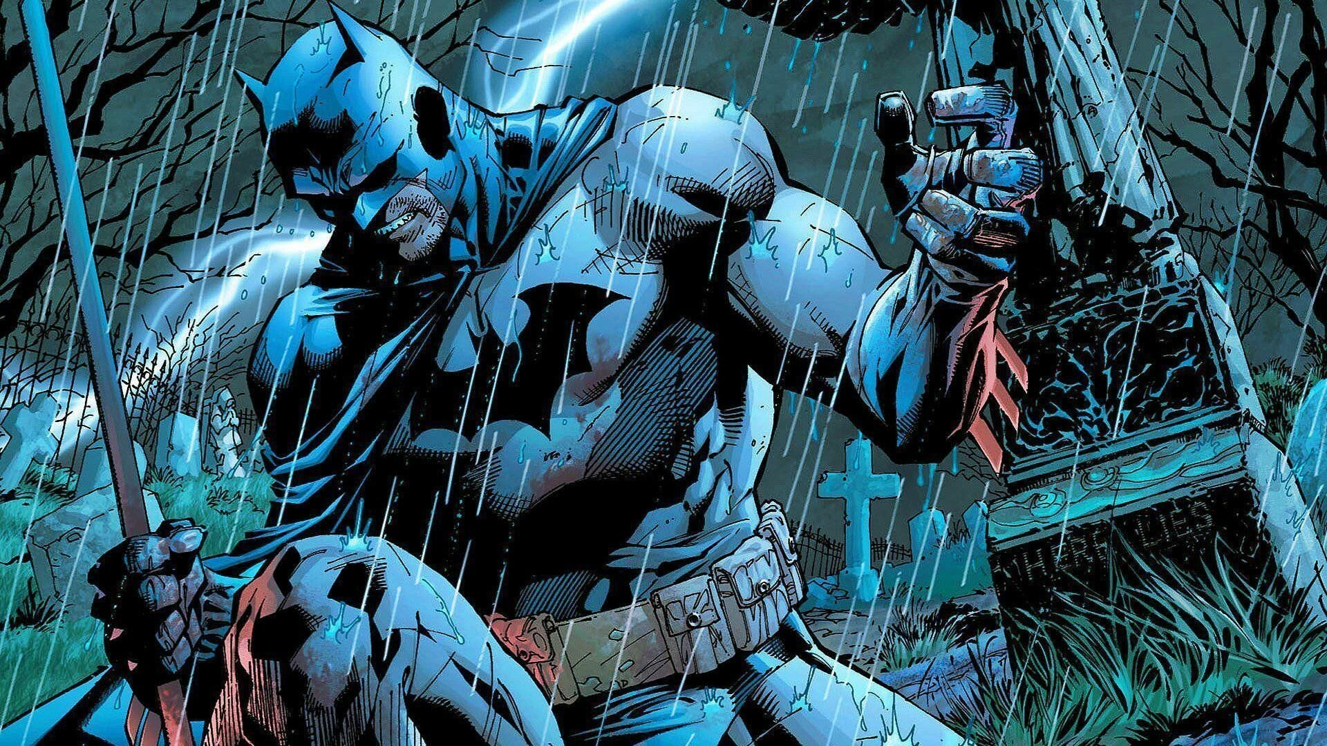 Batman by Jim Lee: Superhero created by Chief Creative Officer of DC. 1920x1080 Full HD Wallpaper.