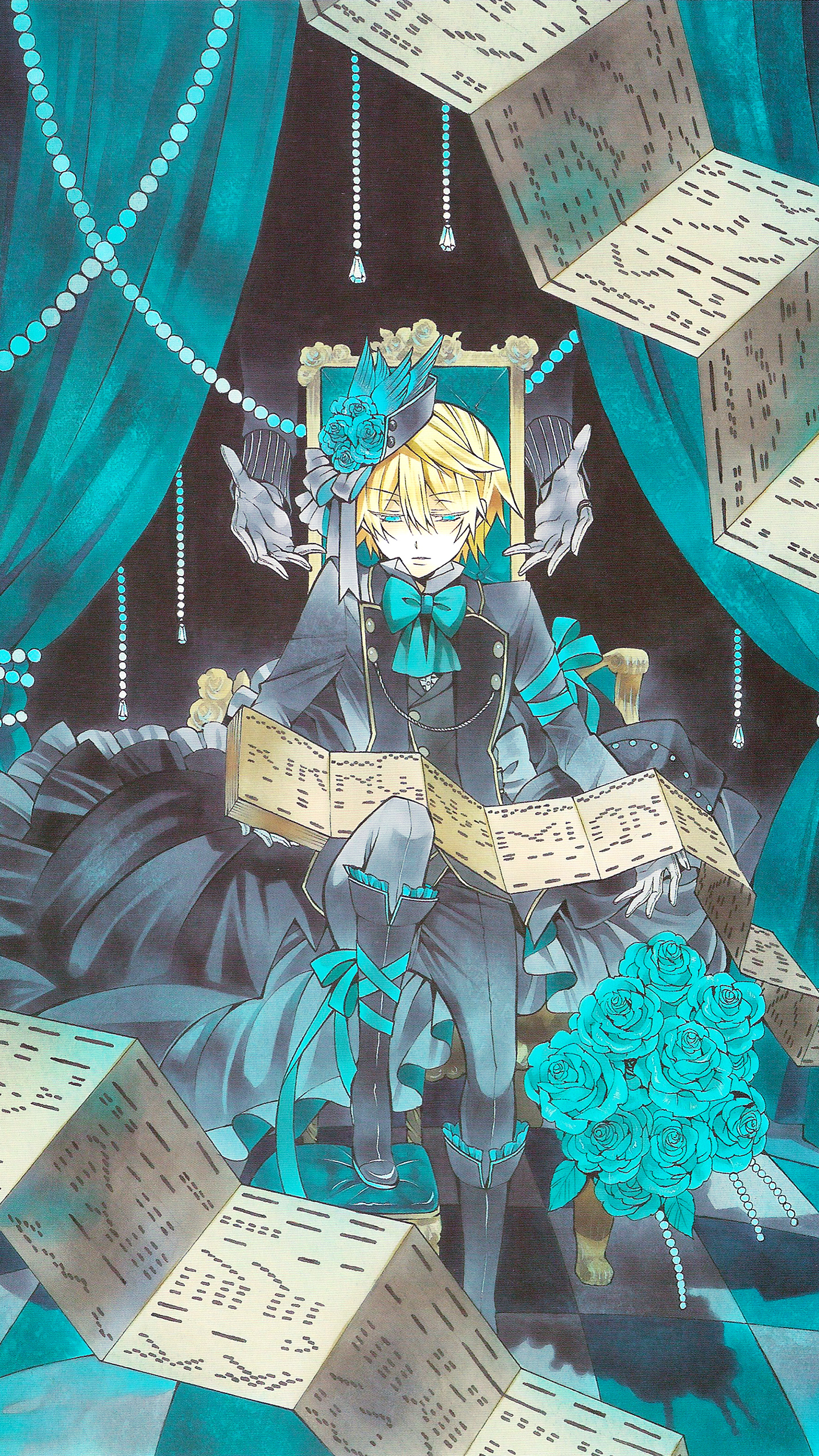 The Forgotten Lair, PandoraHearts, Mobile wallpapers, Anime, 1440x2560 HD Phone