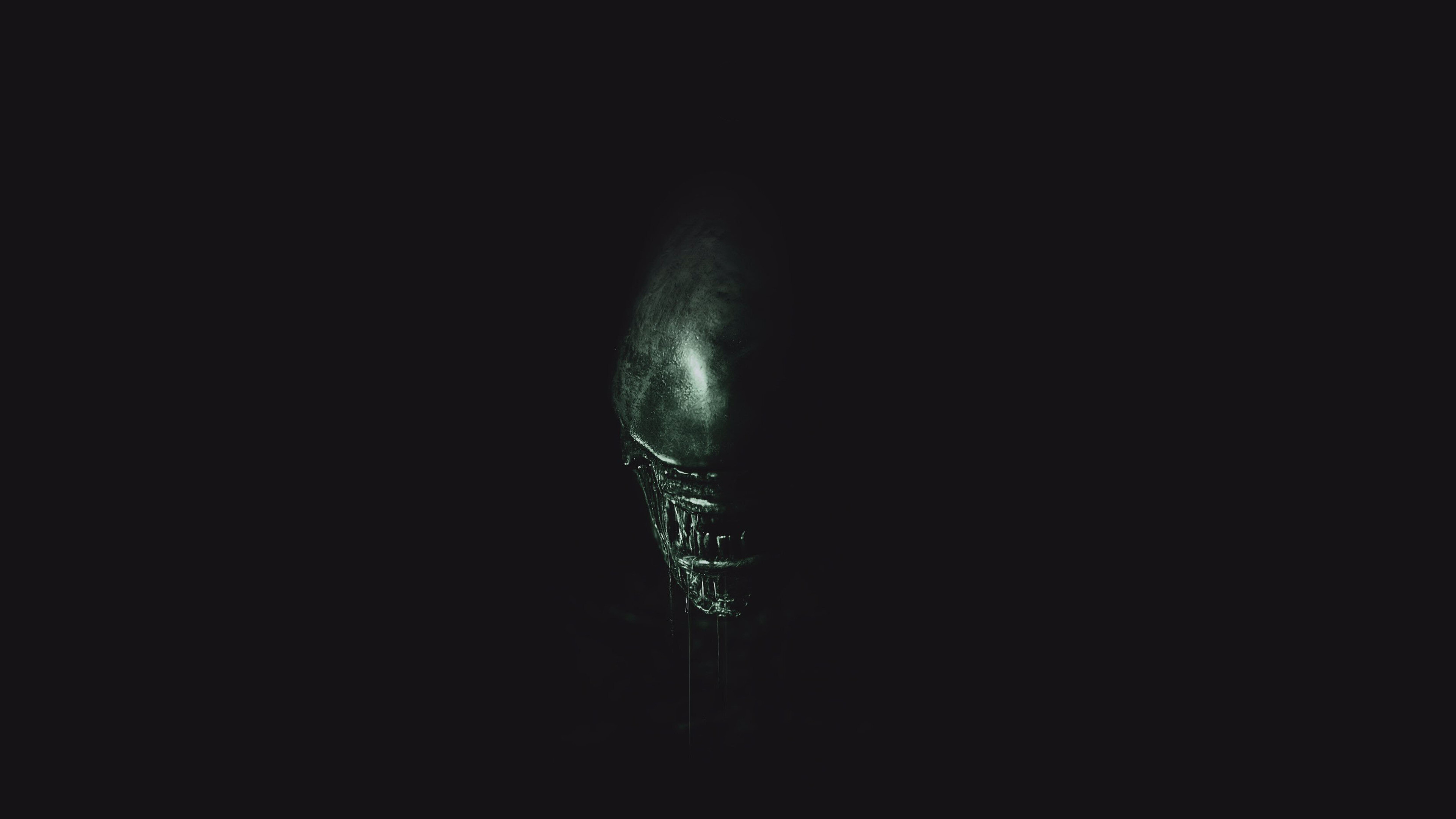 Alien (Movie): Convenant, A 2017 science fiction action horror film, Movie. 3840x2160 4K Background.