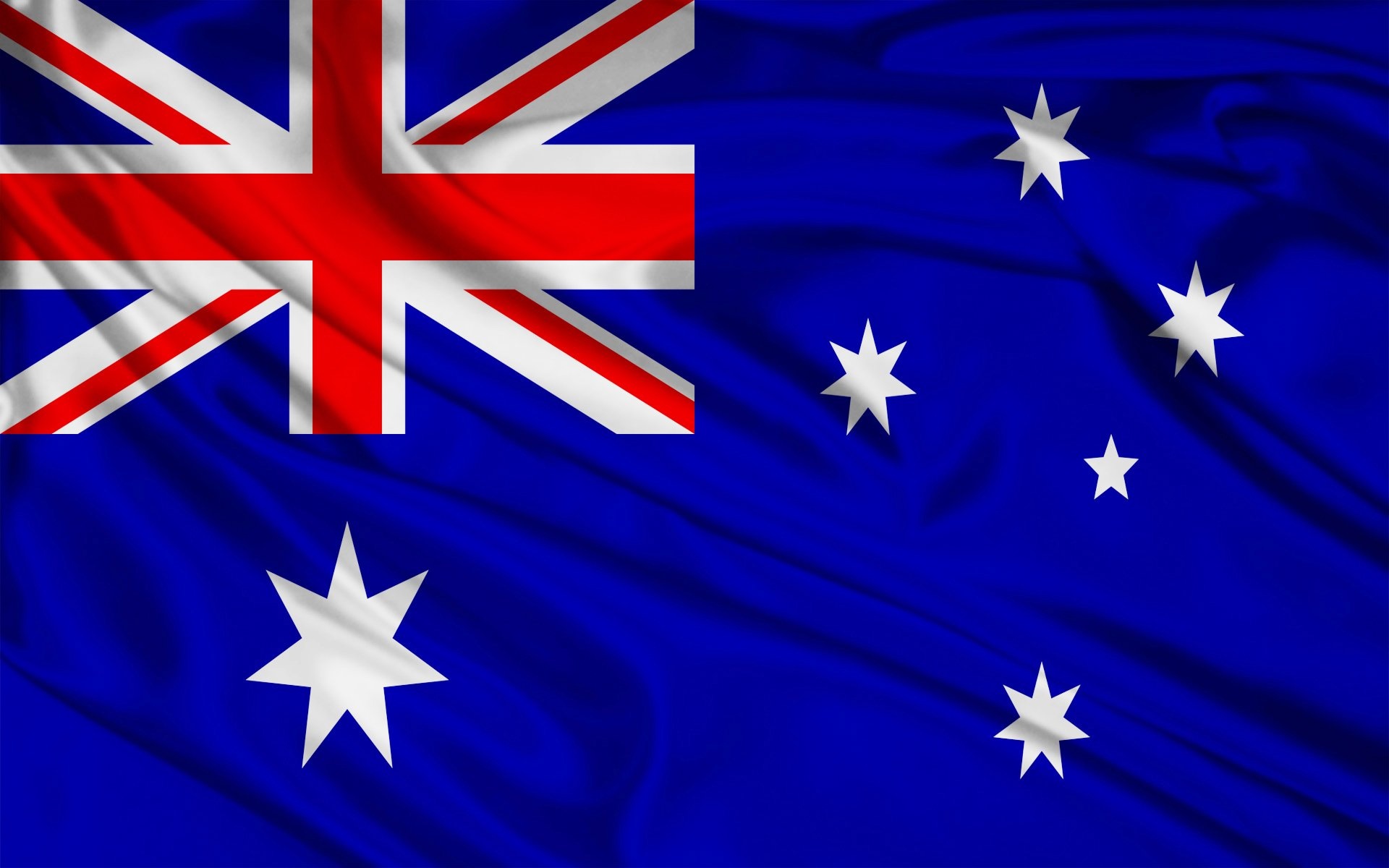 Flag: The Australian Blue Ensign, A blue field with the Union Jack. 1920x1200 HD Background.