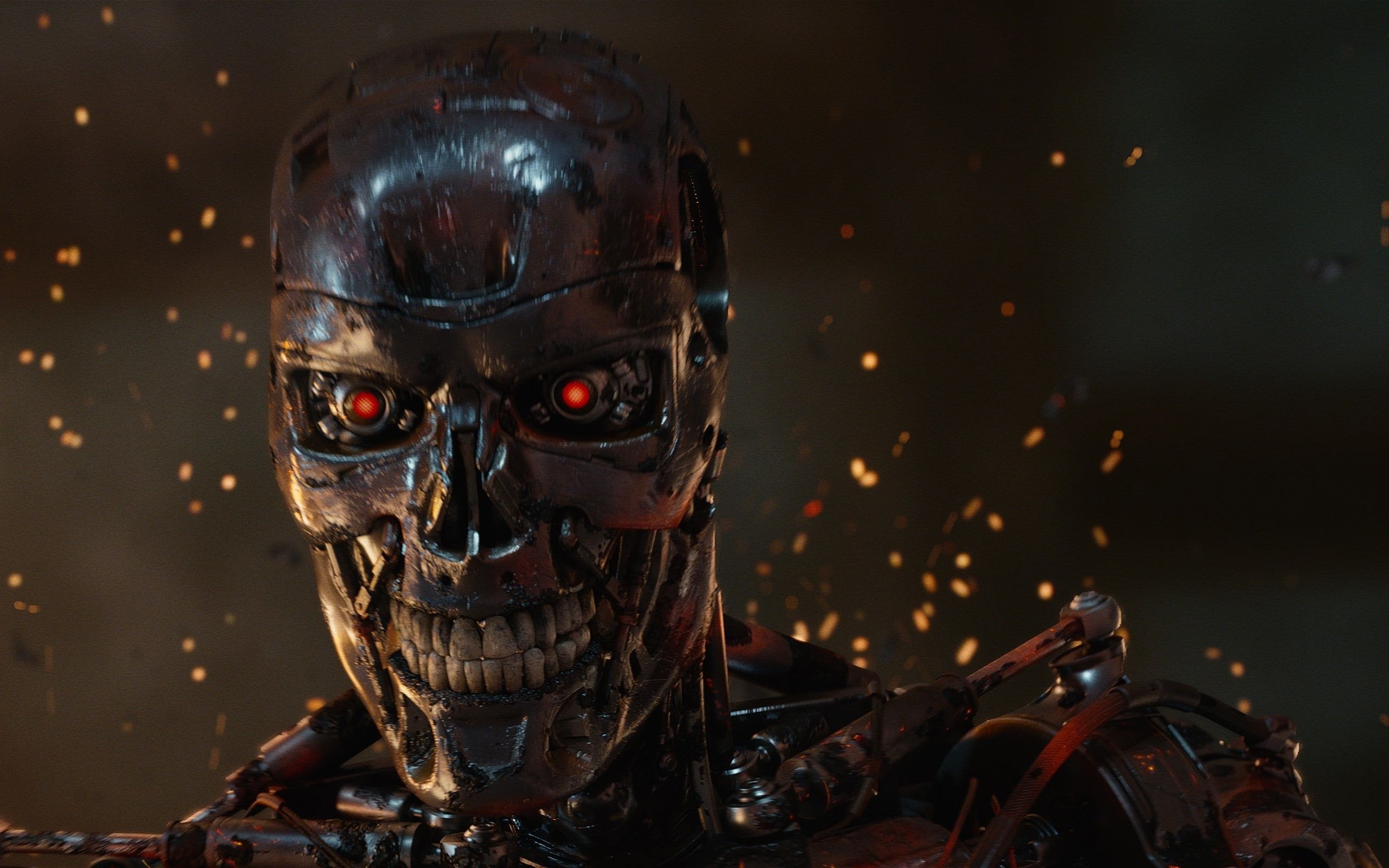 Terminator Genisys, Endoskeleton wallpaper, HD quality, Futuristic sci-fi movie, 2560x1600 HD Desktop