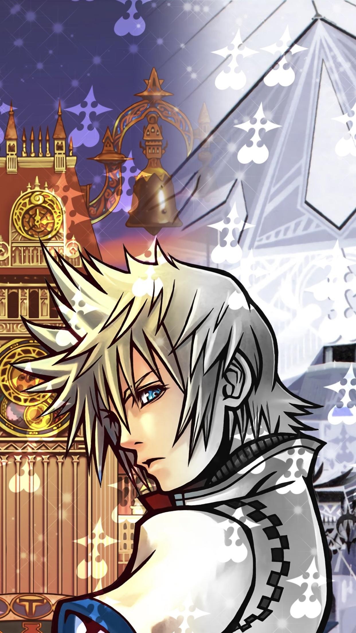 Kingdom Hearts wallpaper, Roxas fanart, Game character art, 1250x2210 HD Phone