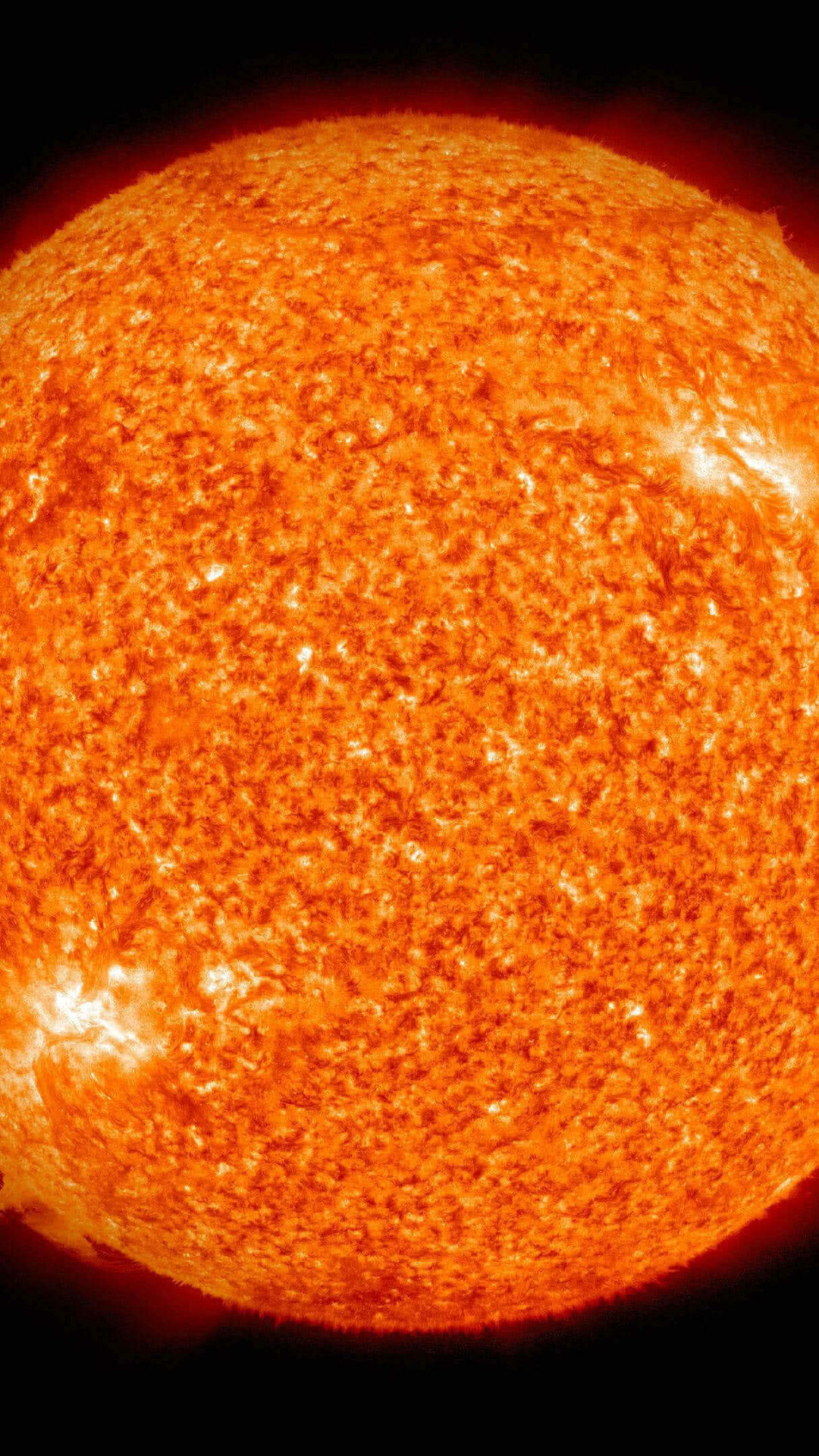 Surface of the sun, Astonishing beauty, Solar brilliance, Celestial spectacle, 1080x1920 Full HD Phone