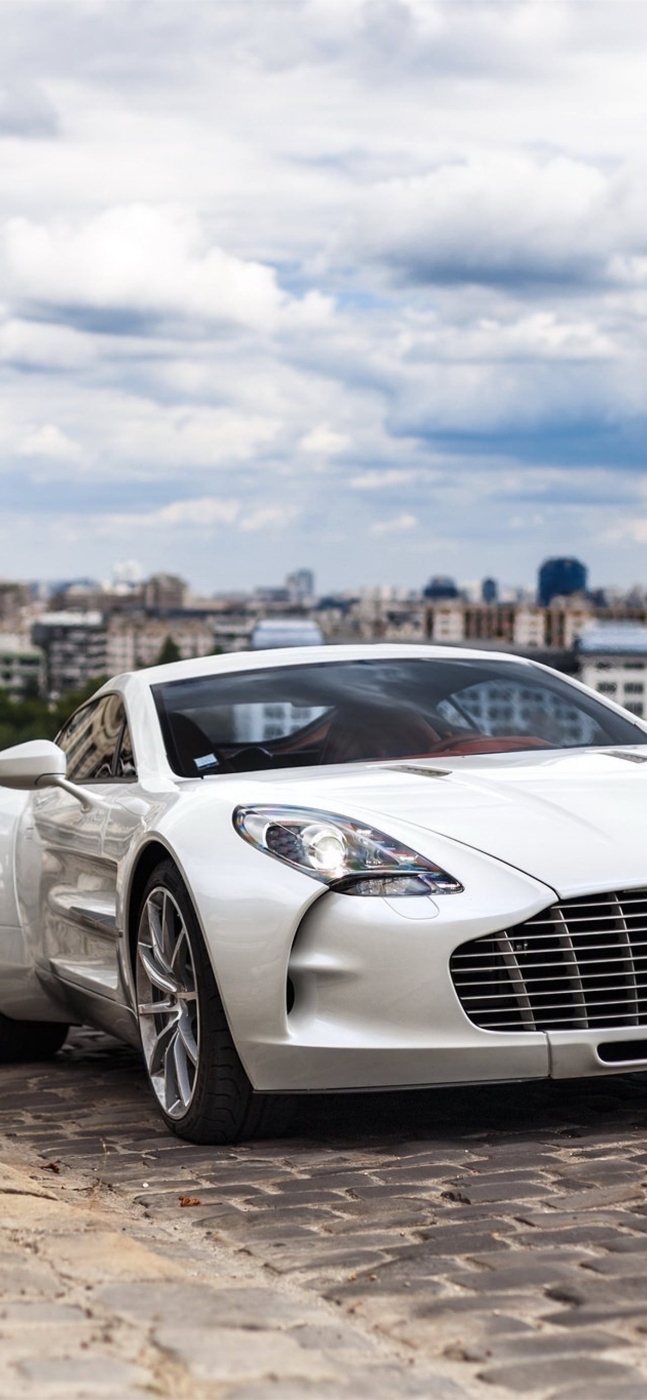Aston Martin One-77, iPhone wallpapers, High definition, Luxury sports car, 1290x2780 HD Phone