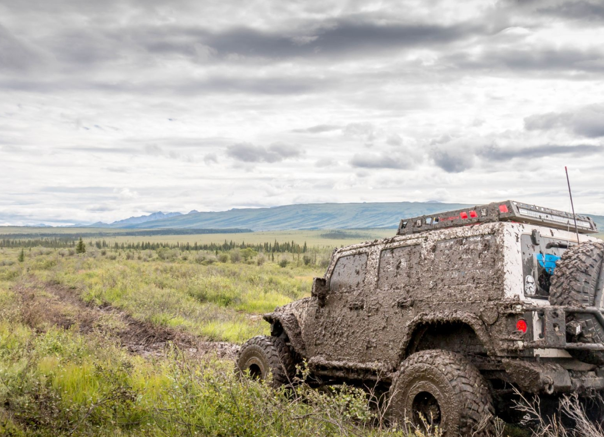 Off-road Driving: Mudding, Off-roading through an area of wet mud or clay, Driving a 4×4 truck. 1920x1390 HD Wallpaper.