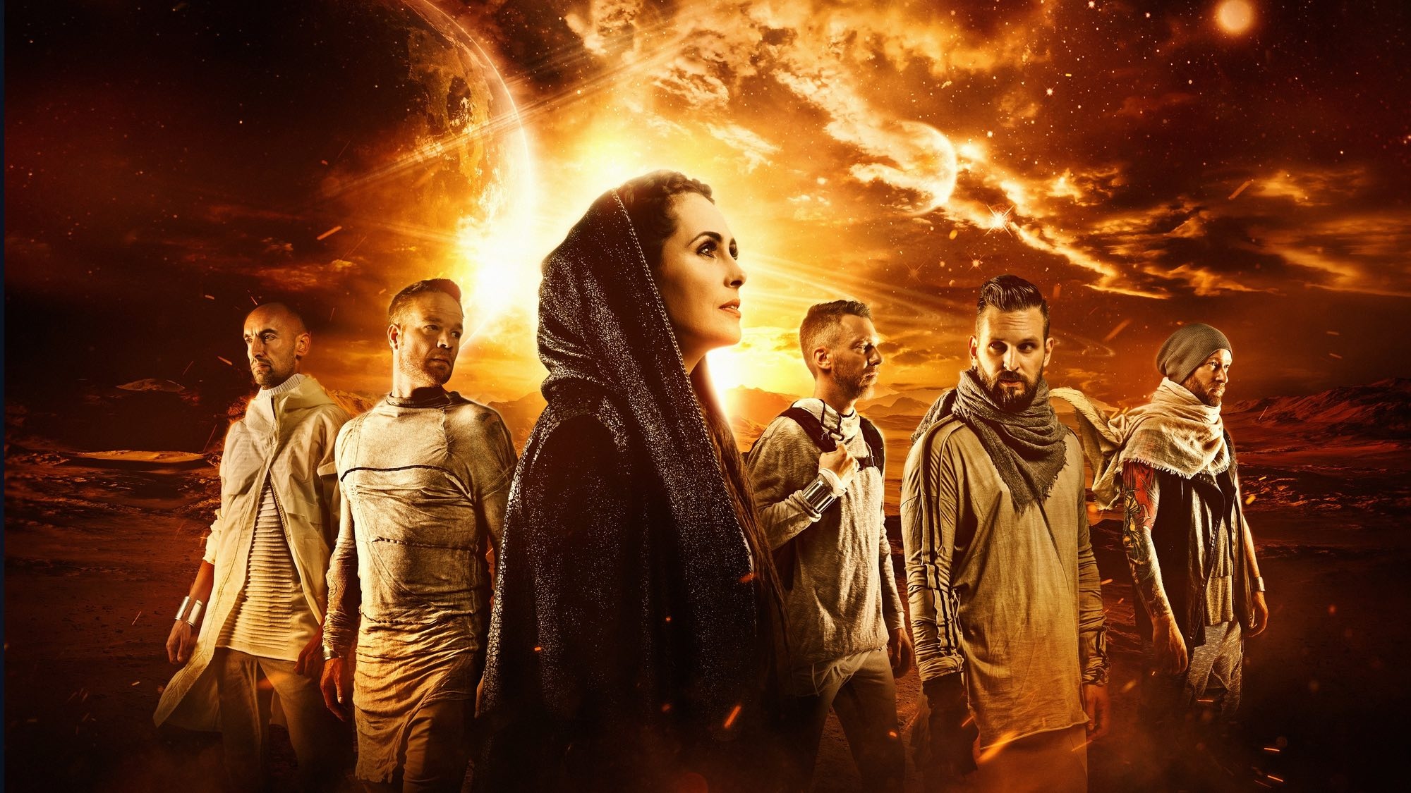 Within Temptation: The sixth studio album, Hydra, Features guest appearances from various artists. 2000x1130 HD Background.