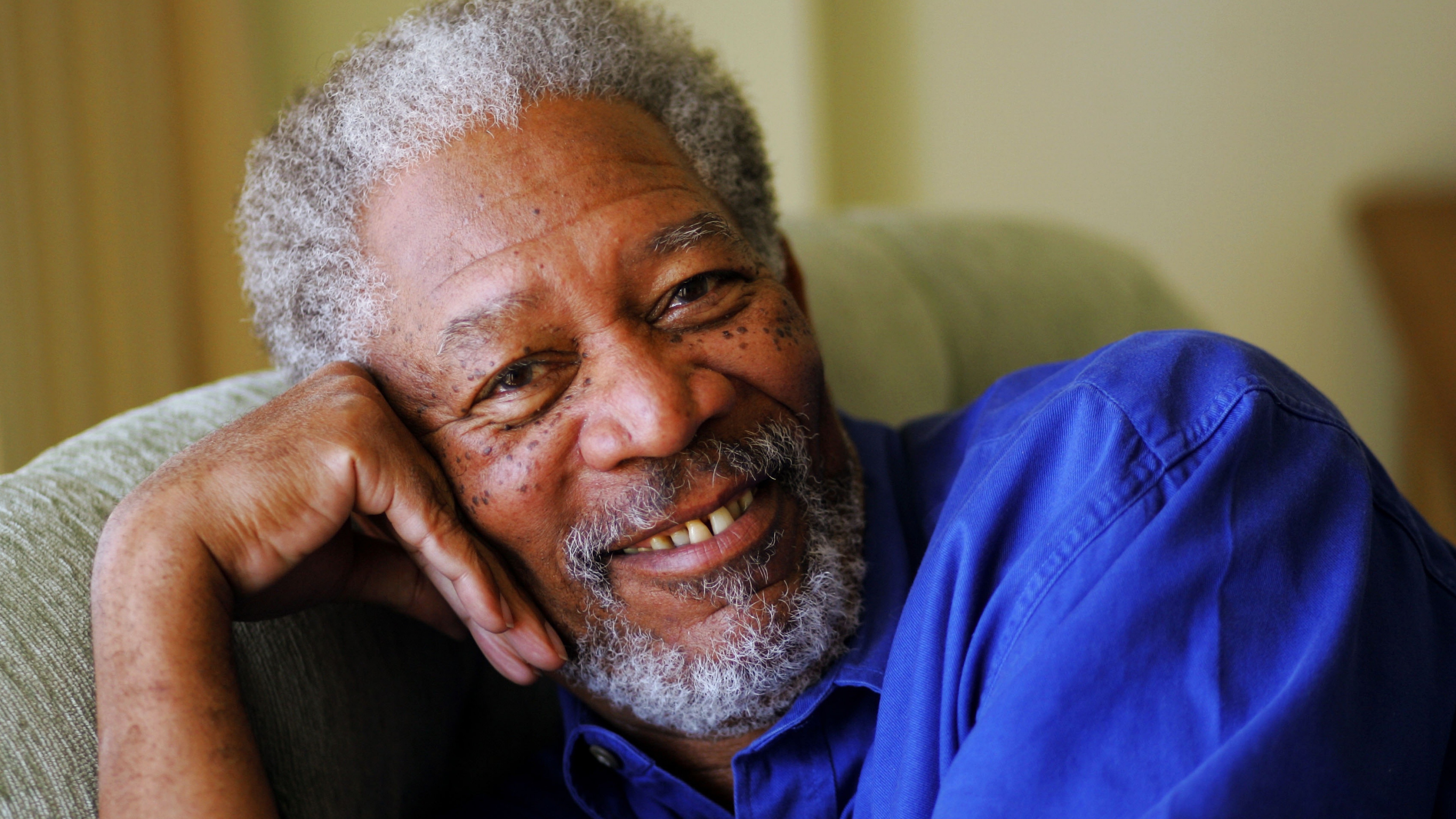 Morgan Freeman, Filmography showcase, Film industry veteran, Captivating roles, 3840x2160 4K Desktop