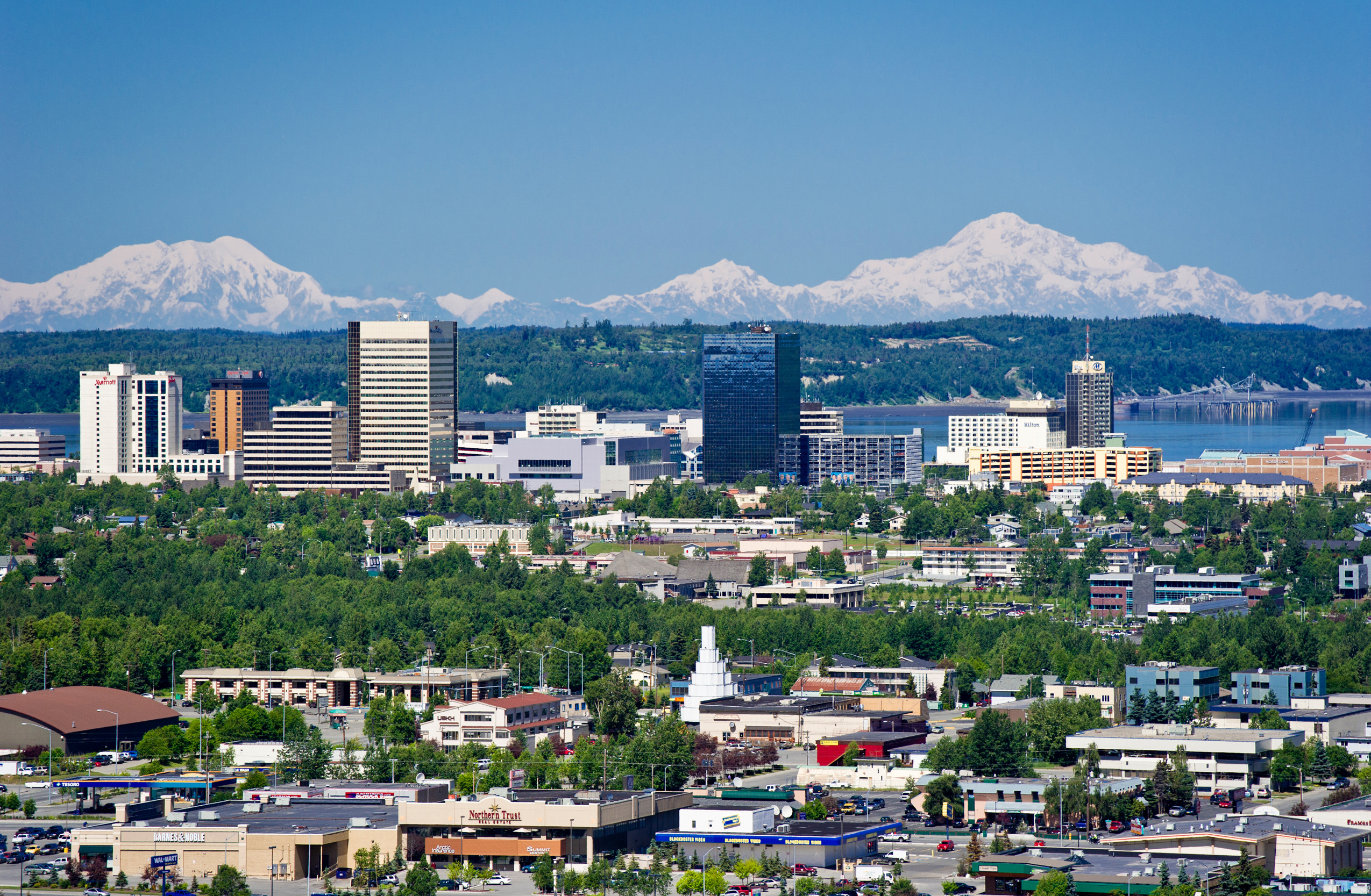 Anchorage, The Milepost, Alaska's largest city, Gateway to wilderness, 2550x1670 HD Desktop