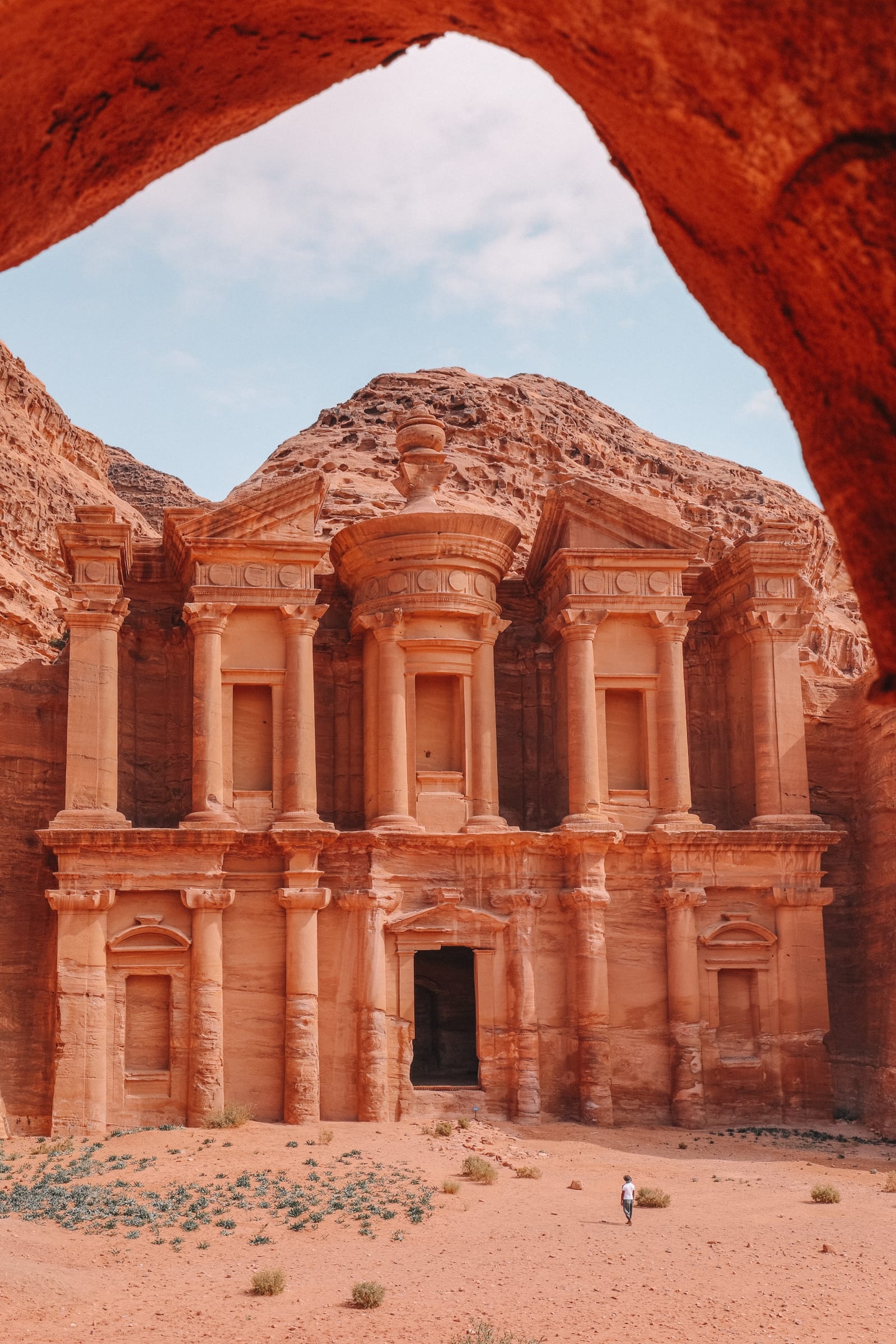 Petra, Hidden monastery, Spectacular mountains, Travel photography, 1600x2400 HD Phone
