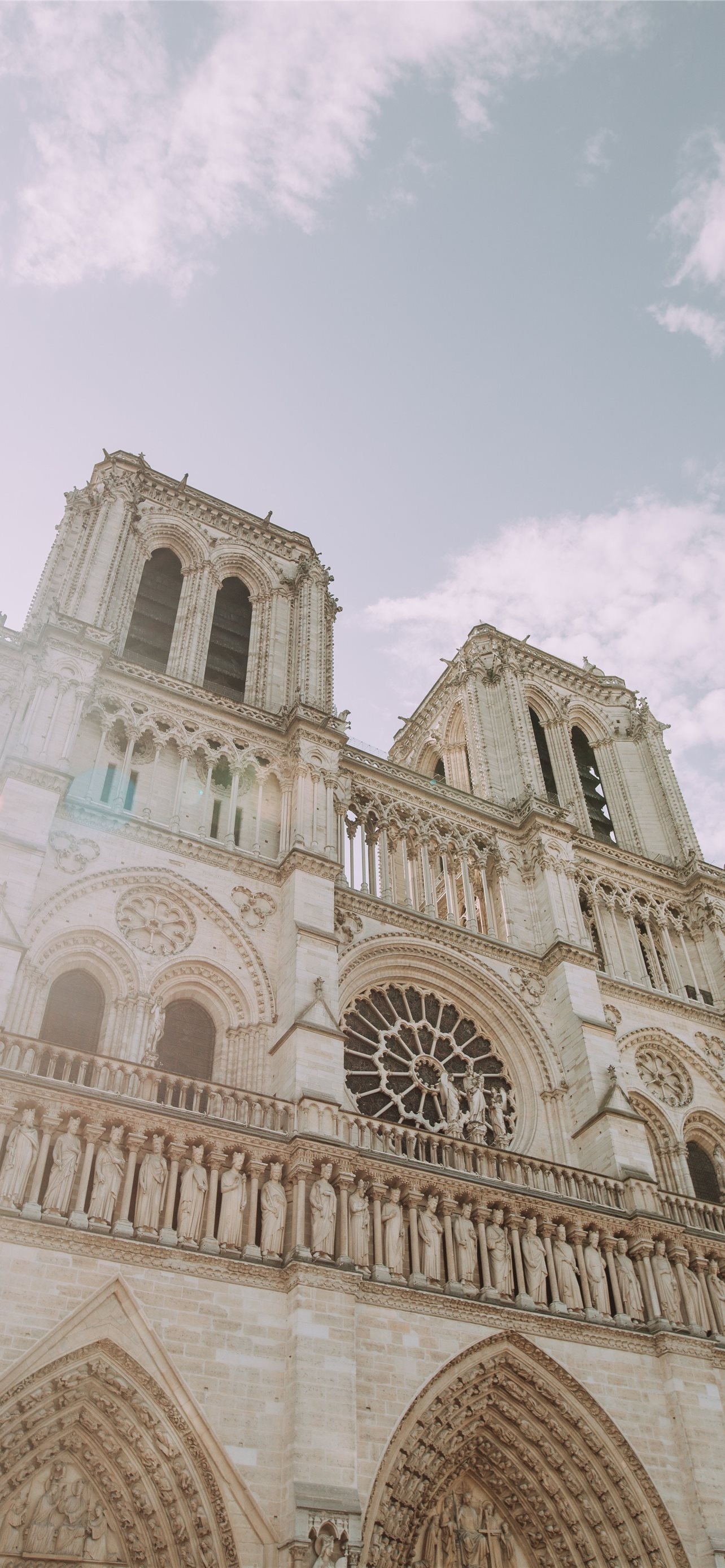 Notre-Dame Cathedral, Travels, iPhone wallpapers, Breathtaking views, 1290x2780 HD Handy
