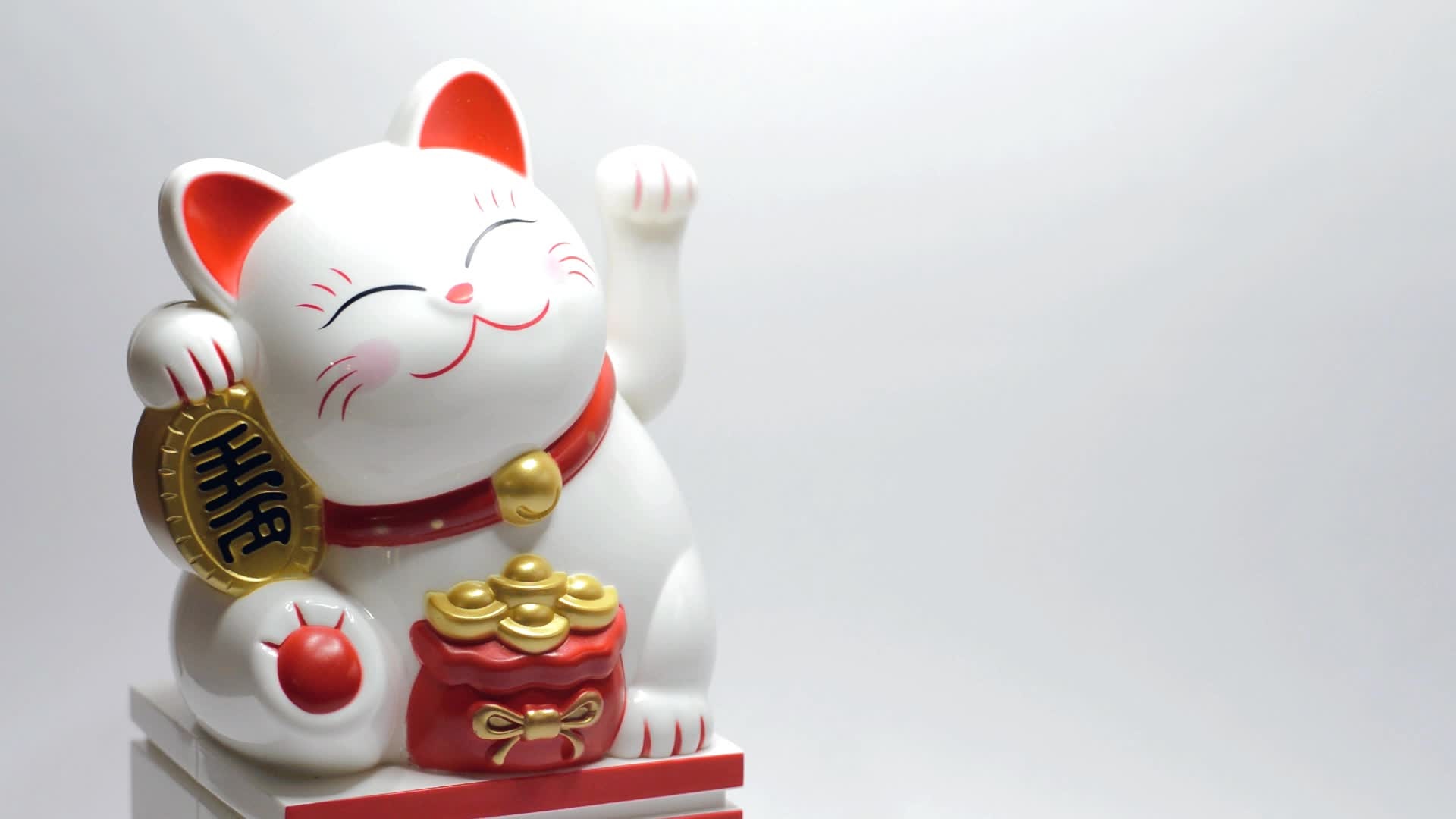 Japanese Lucky Cat, Maneki Neko, Charm of Luck, Cultural Symbol, 1920x1080 Full HD Desktop