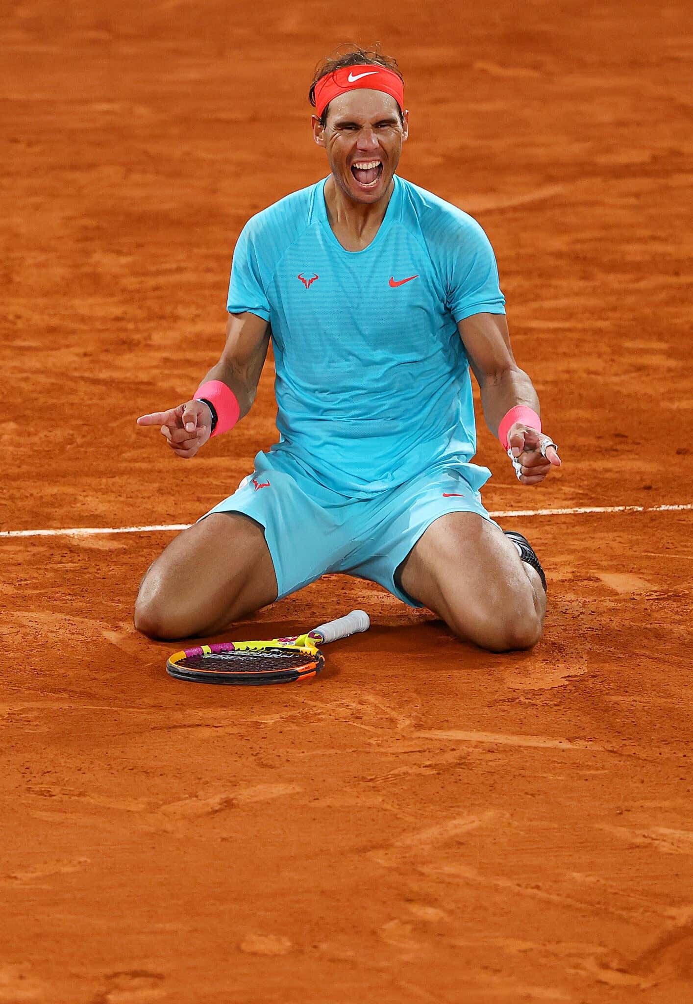 Rafael Nadal: The King of Clay, He won the ATP Newcomer of the Year Award in 2003. 1420x2050 HD Background.