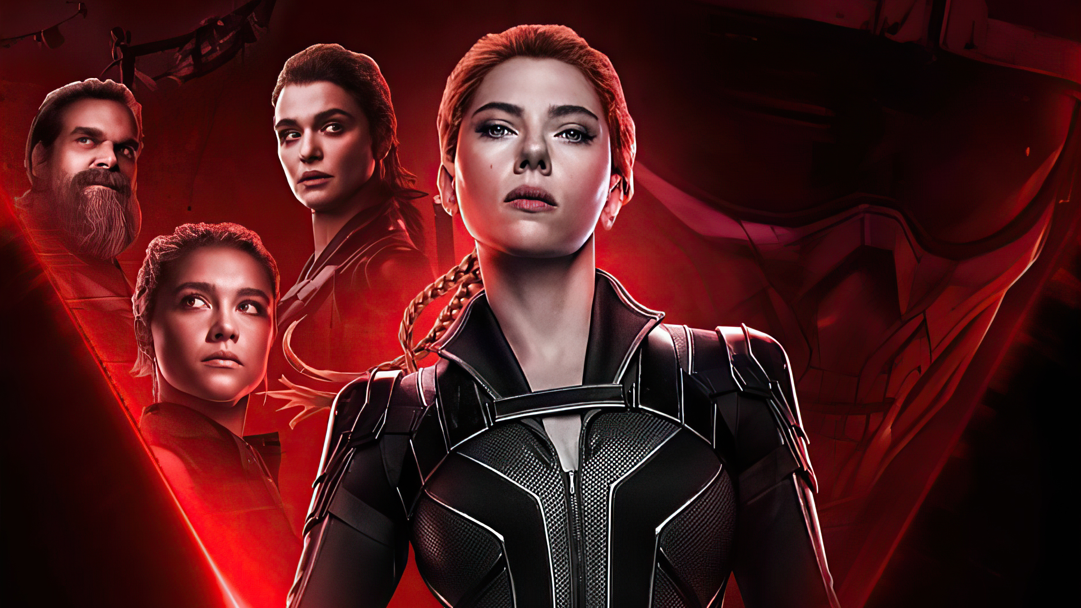 Black Widow, Upcoming movie excitement, Superheroic imagery, Marvel heroes, 3760x2120 HD Desktop