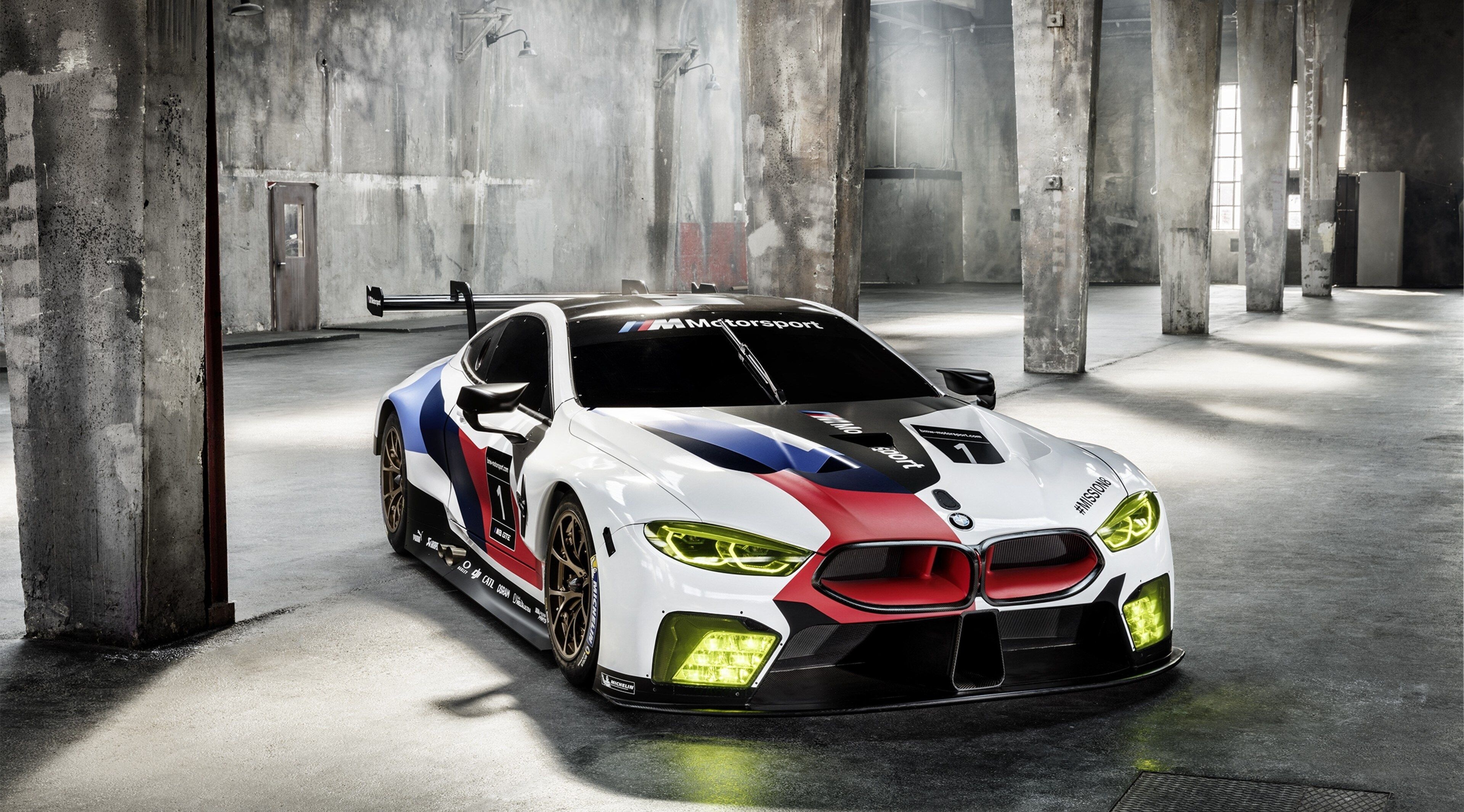 Le Mans (Sports), BMW M8 GTE, Desktop sports cars, BMW sports car, 3840x2130 HD Desktop