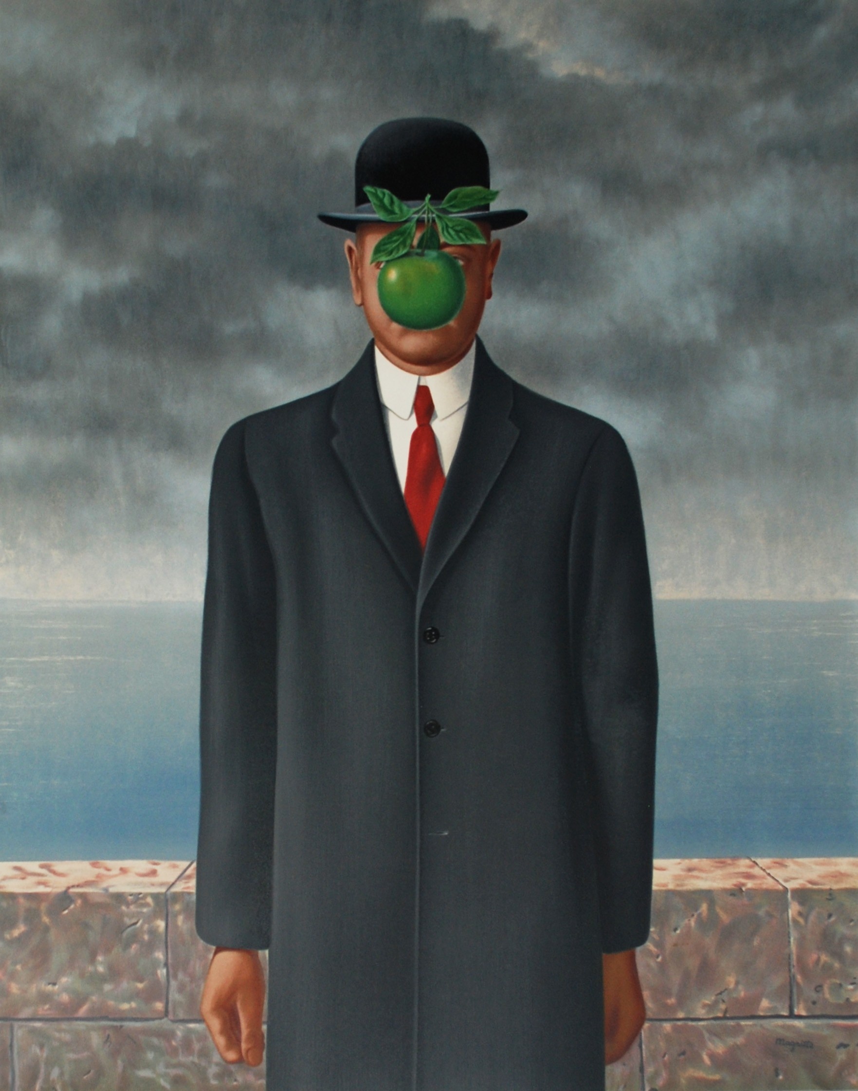 Magritte surrealism, Thought-provoking artwork, Symbolic imagery, Artistic interpretation, 1770x2250 HD Handy