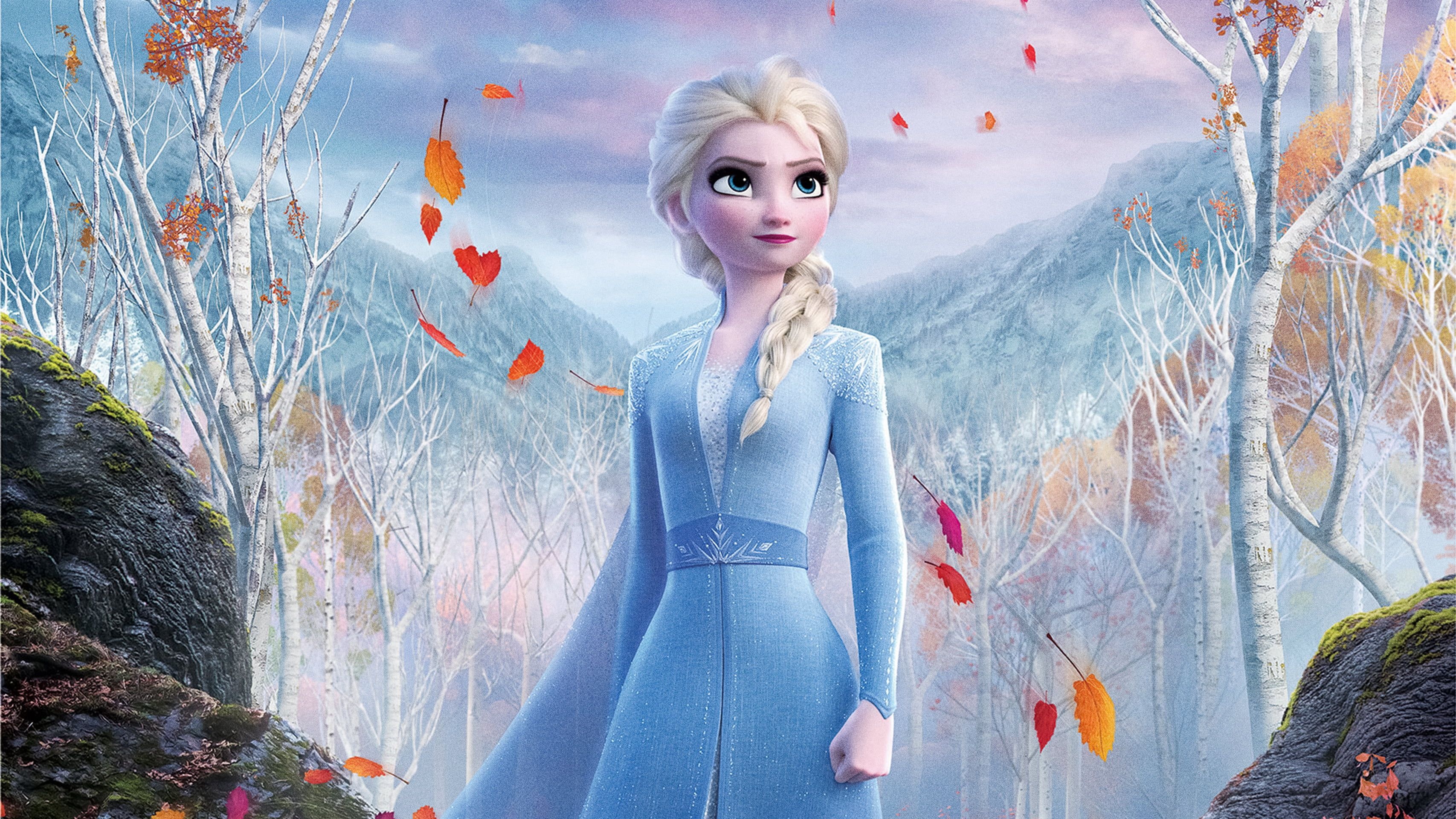 Frozen movie, Elsa, 2k wallpaper, Frozen 2, 3420x1920 HD Desktop