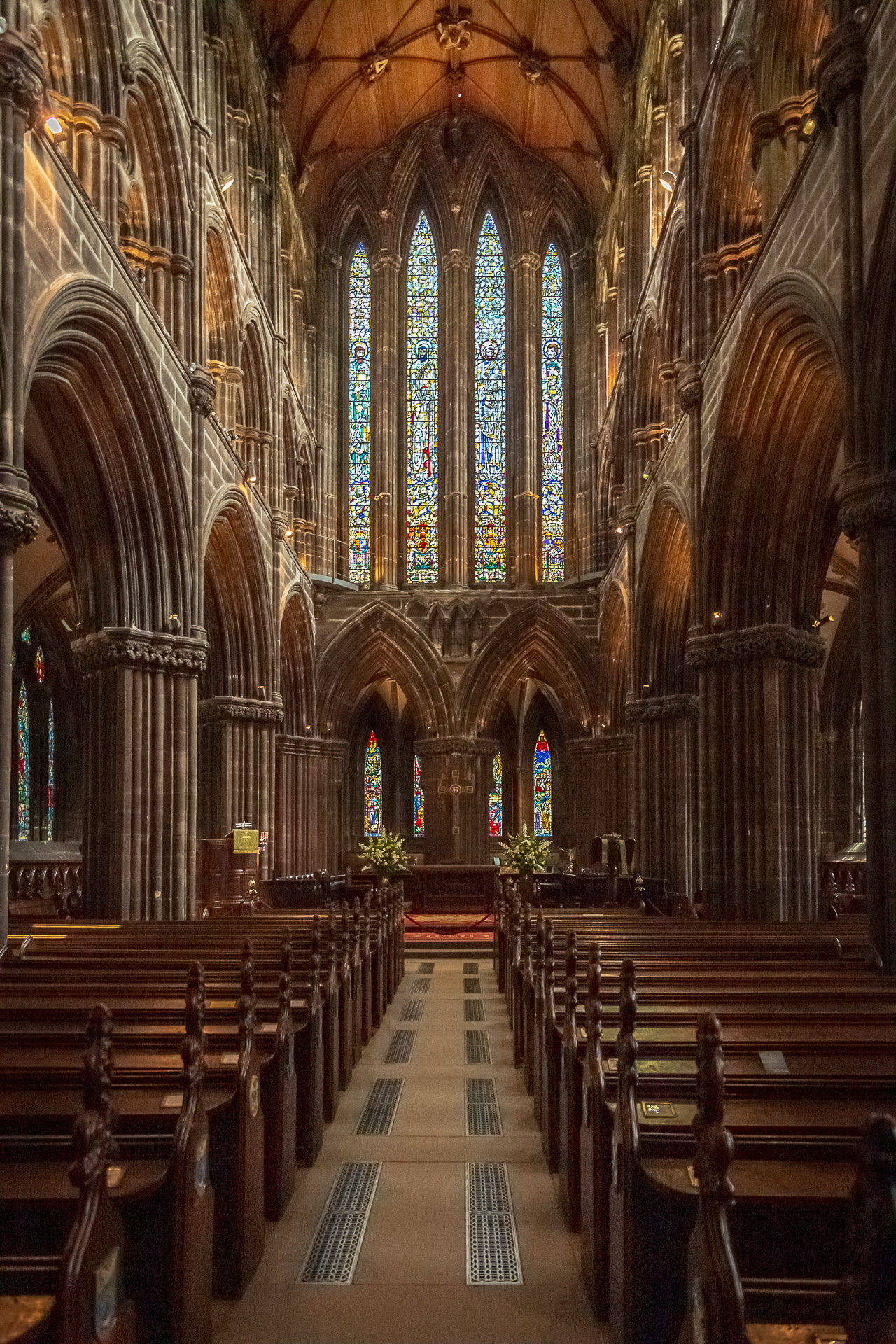Cathedral: High Kirk of Glasgow, A parish church of the Church of Scotland, The oldest church in mainland Scotland. 1280x1920 HD Wallpaper.
