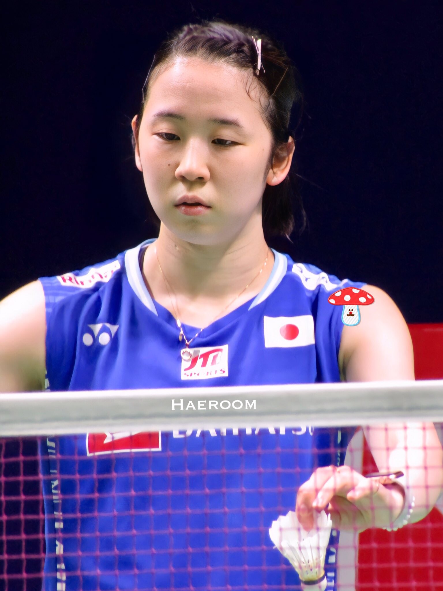 Wakana Nagahara, Mixed doubles, Badminton championships, Player teamwork, 1540x2050 HD Handy
