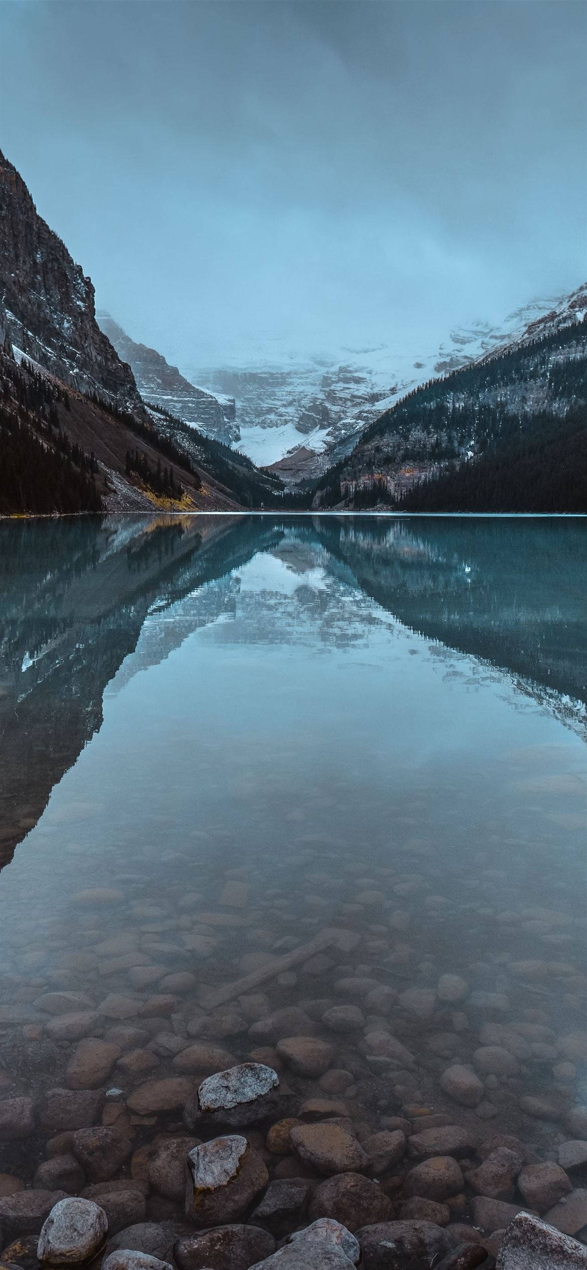 Lake Louise, Stunning iPhone wallpapers, HD beauty, Nature's serenity, 1170x2540 HD Phone