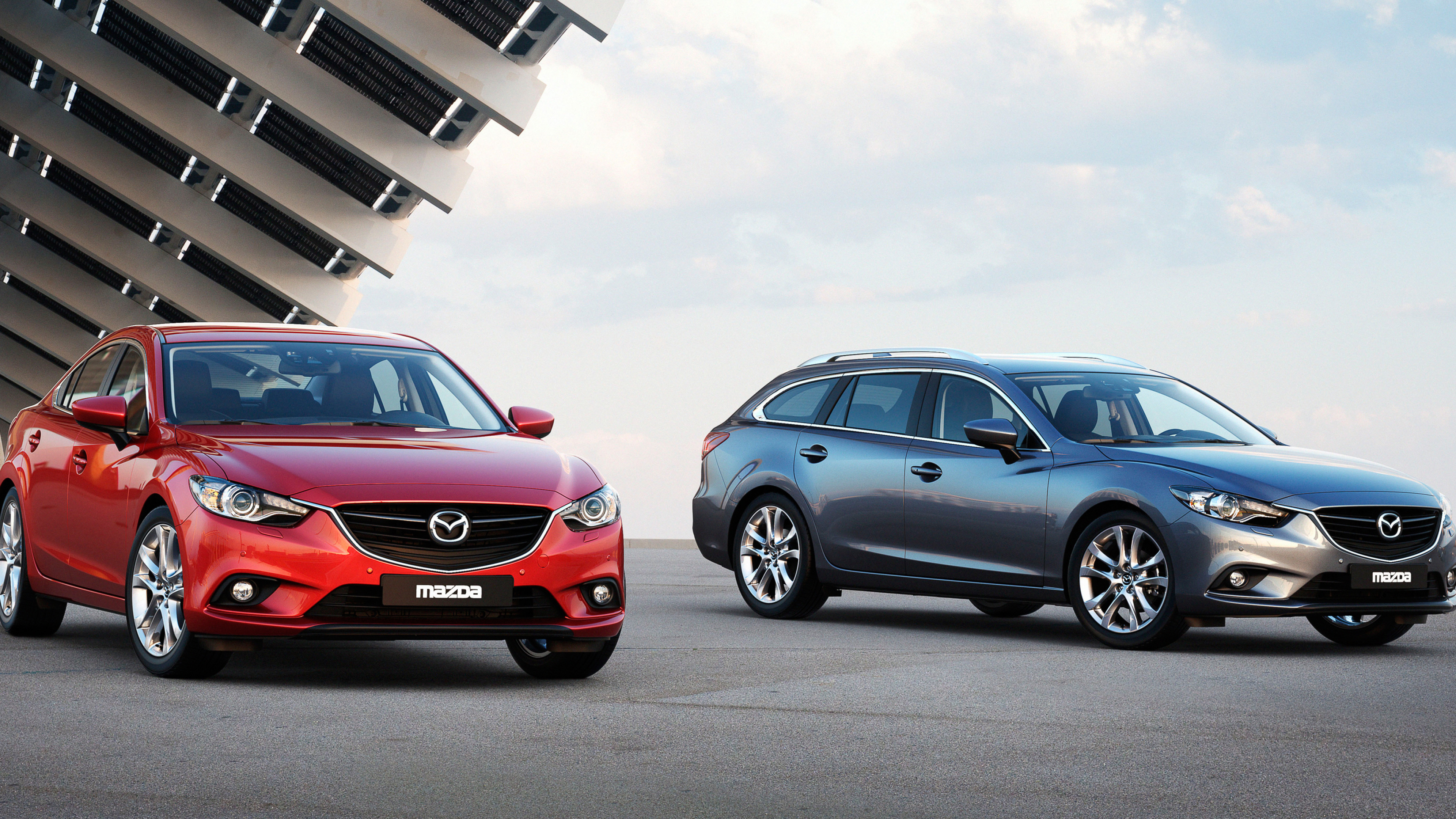 Mazda 6, Sleek and stylish, Dynamic performance, Enhanced driving experience, 3840x2160 4K Desktop