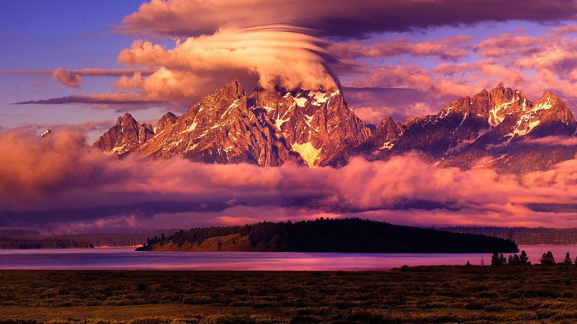 Grand Teton National Park, Stunning wallpaper, Captivating scenery, Mesmerizing views, 1920x1080 Full HD Desktop
