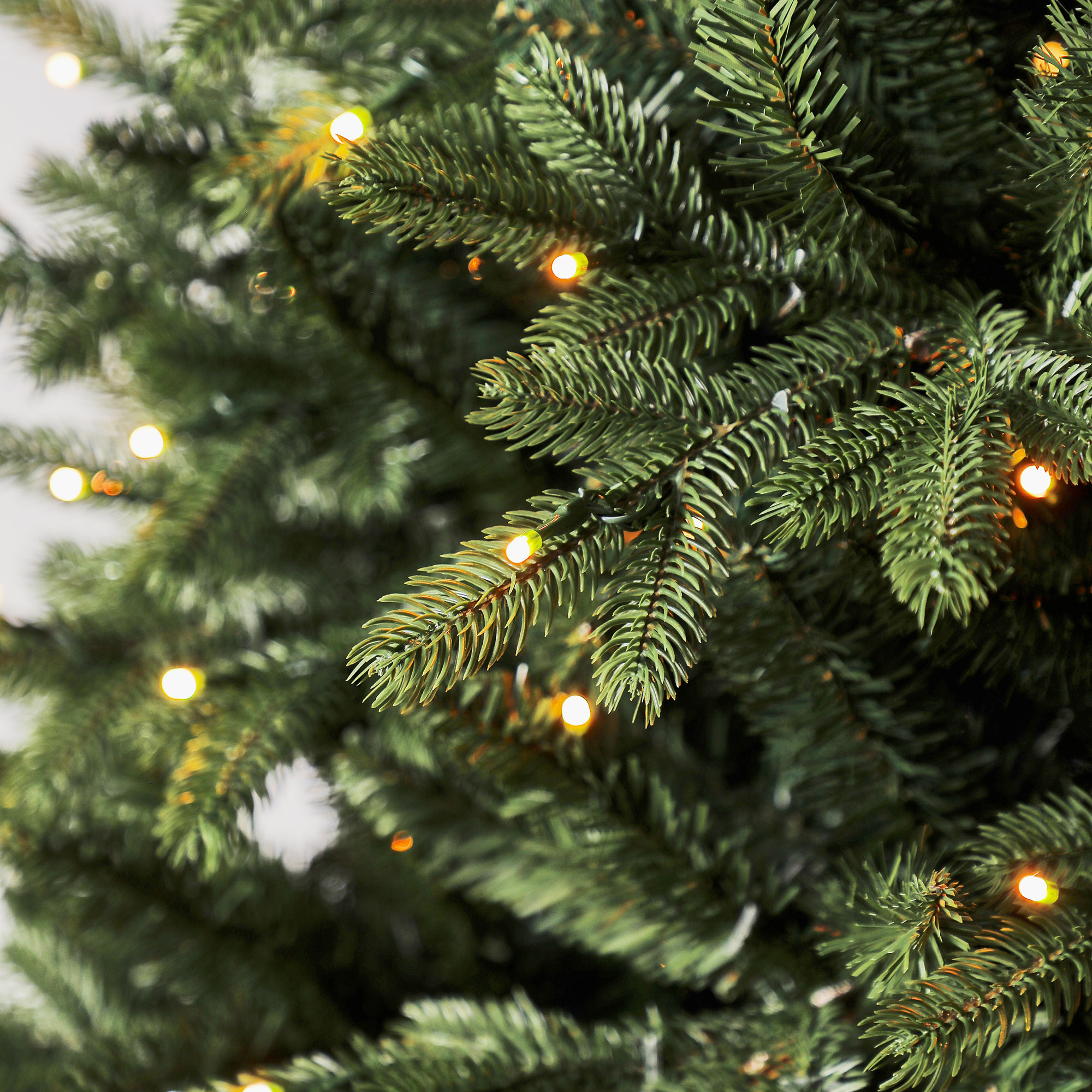 Colorful holiday symphony, Aspen spruce Christmas tree, 2000x2000 HD Phone