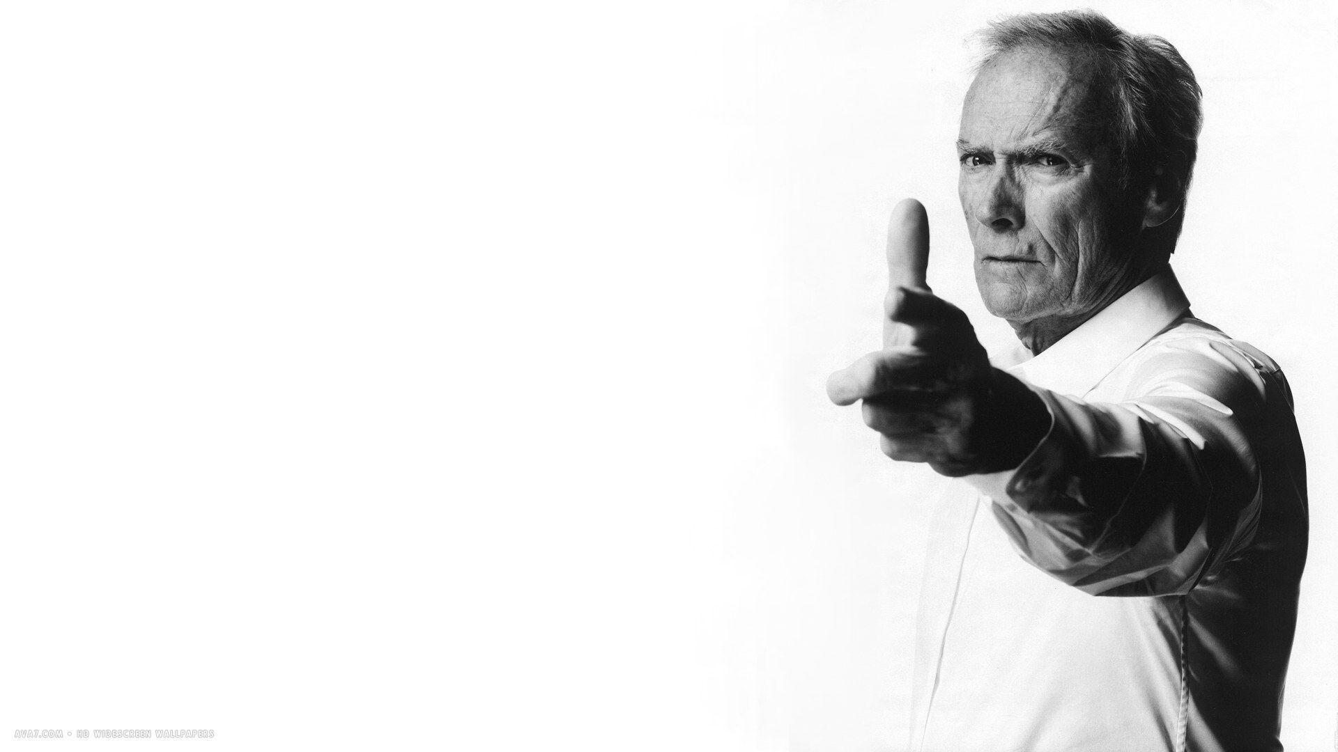 Clint Eastwood: An Academy Award Nominee For Best Actor, "Best Director" And "Best Picture" Awards For Western Film "Unforgiven" (1992) And Sports Drama "Million Dollar Baby" (2004). 1920x1080 Full HD Background.