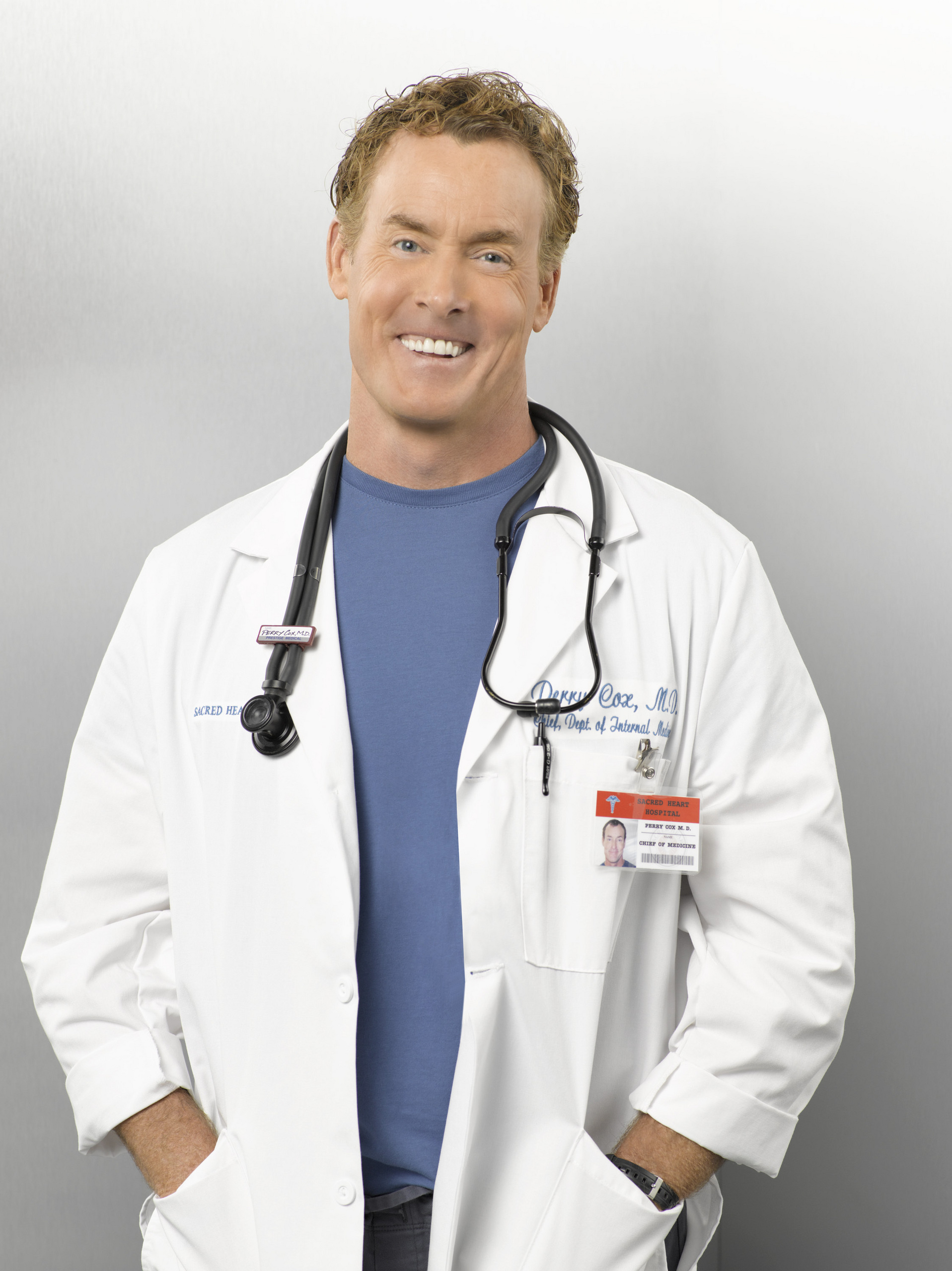 John C. McGinley: Scrubs, Perry Cox, The Chief of Medicine and Attending Physician at New Sacred Heart Hospital. 1920x2560 HD Wallpaper.