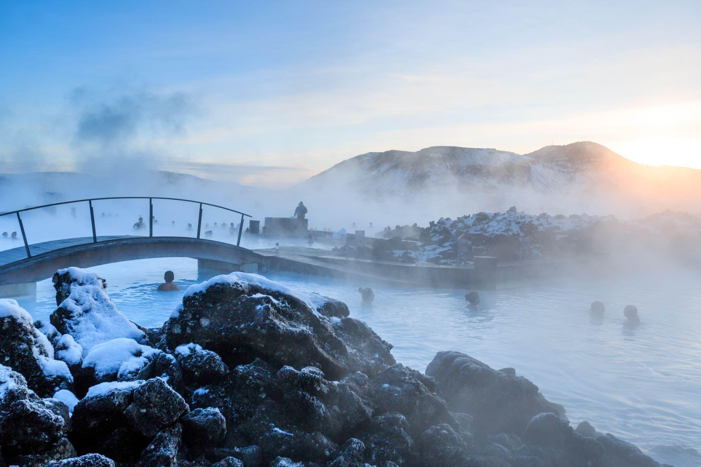Blue Lagoon, Iceland's gem, Geothermal spa, Turquoise waters, 2400x1600 HD Desktop