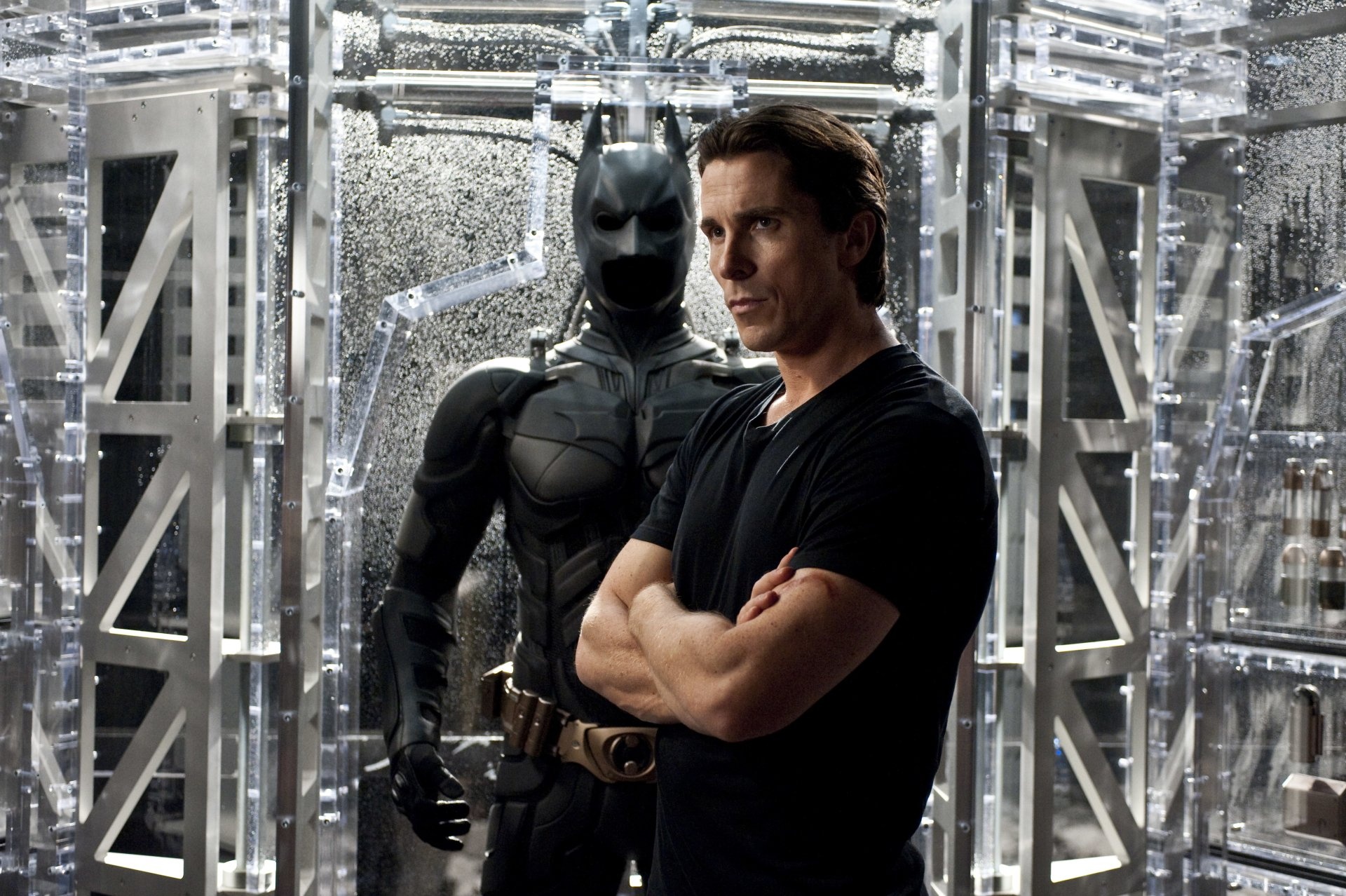 Christian Bale: Superhero, Batman, English actor. 1920x1280 HD Wallpaper.