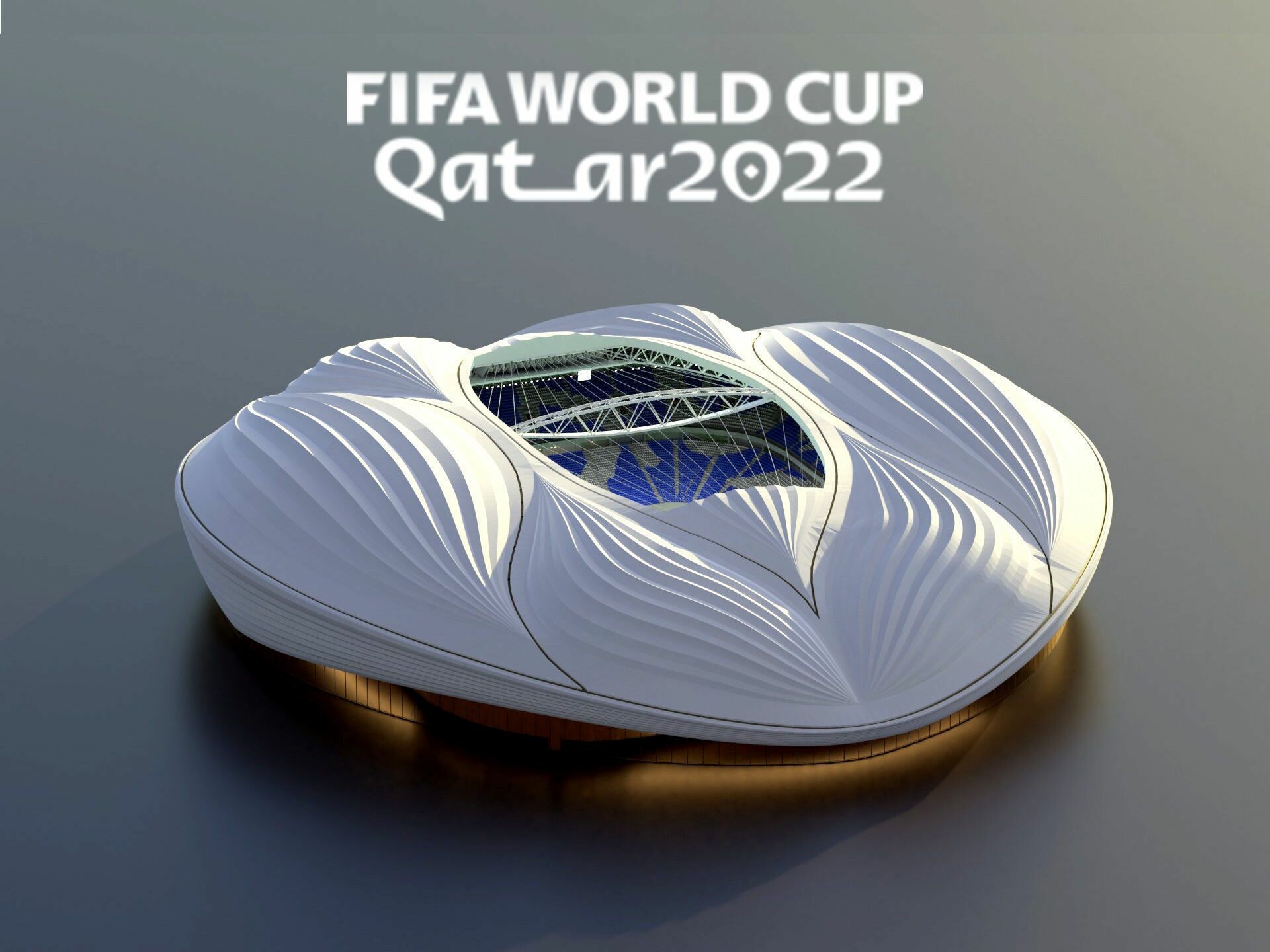2022 FIFA Weltmeisterschaft, Al Wakrah Al Janoub Stadium, Futuristisches Design, Ikonische Fuballsttte, 1920x1440 HD Desktop
