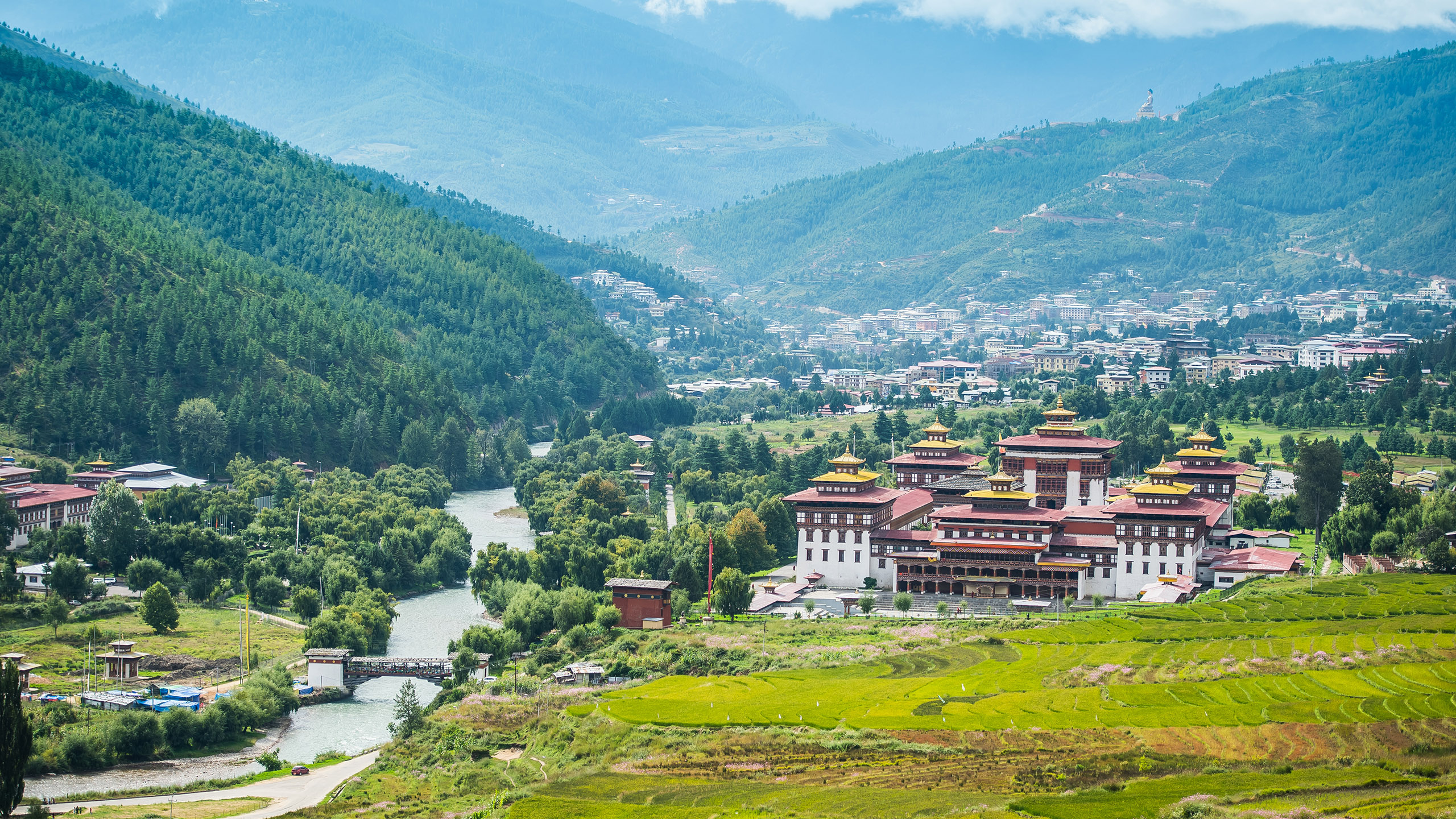 Bhutan travels, Thimphu tours, Abercrombie & Kent, Experiential holidays, 2560x1440 HD Desktop