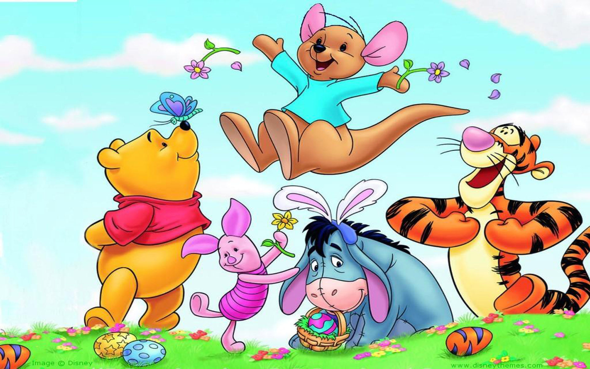 Winnie the Pooh, Easter eggs, HD wallpaper, 1920x1200 HD Desktop
