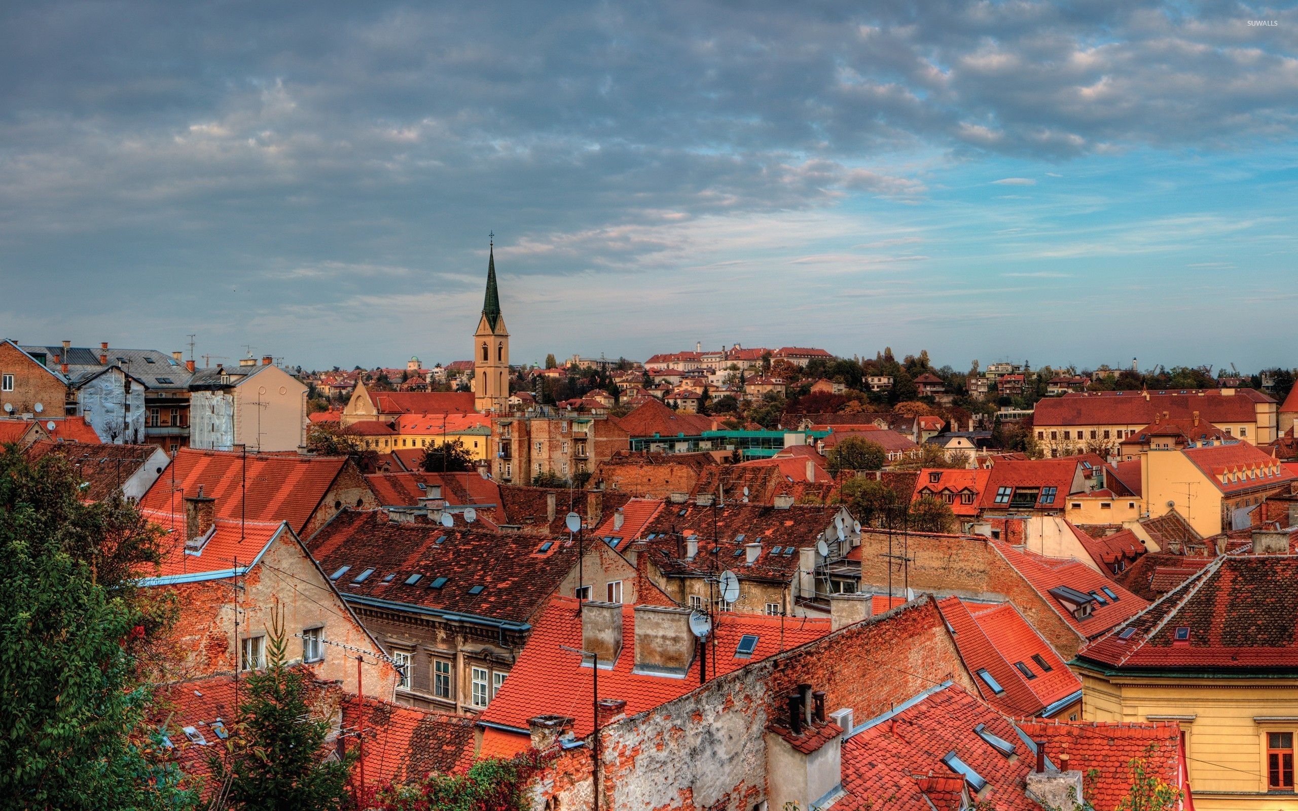 Croatia: Zagreb, A city with a rich history dating from Roman times. 2560x1600 HD Wallpaper.