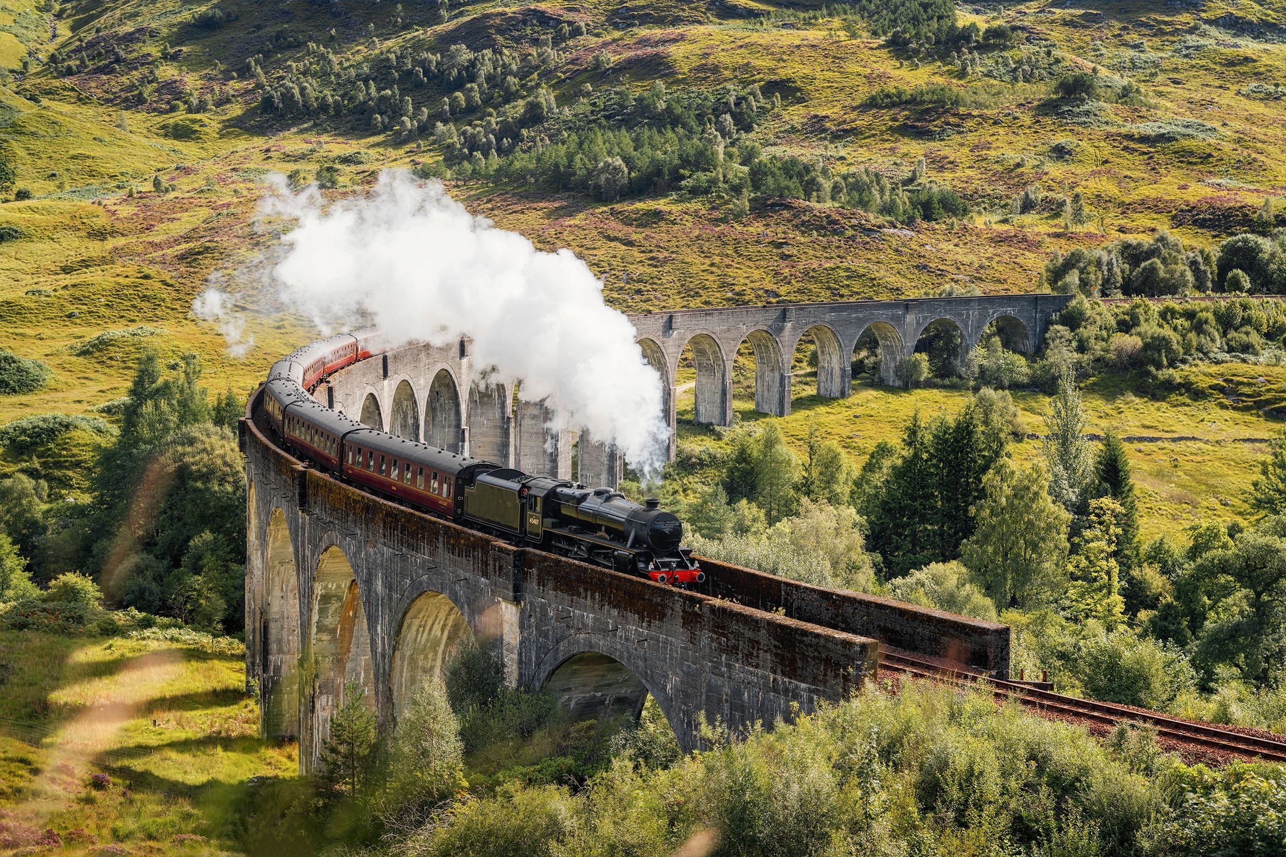 Scenic railways, Scottish landscapes, Travel recommendations, Nature journey, 2500x1670 HD Desktop