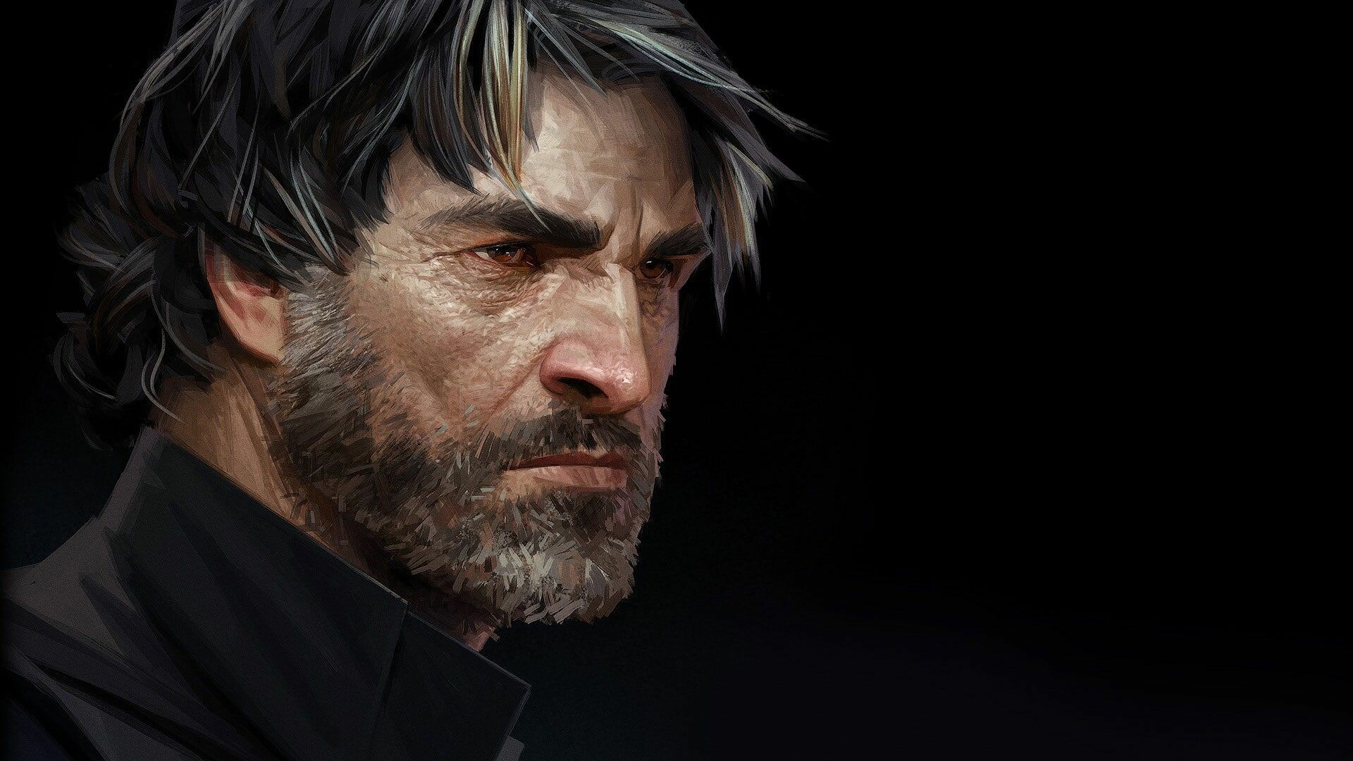Dishonored: Corvo Attano, The lead protagonist, The father of Jessamine's daughter, Emily Kaldwin. 1920x1080 Full HD Background.