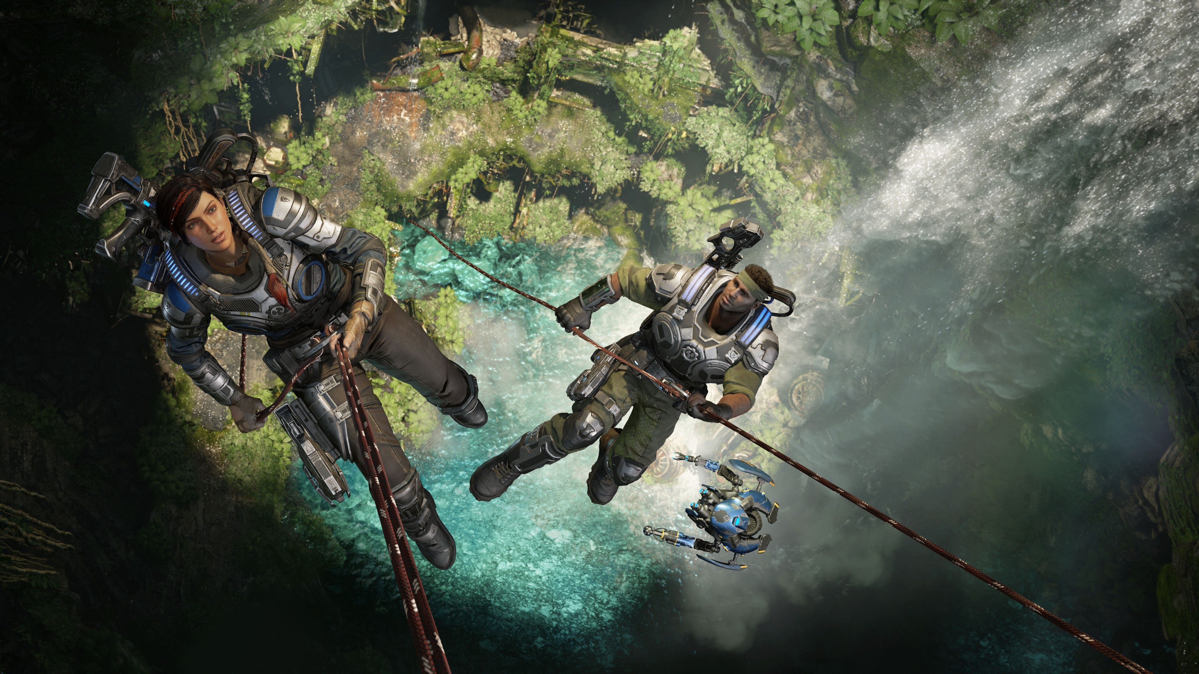 Gears of War 5 E3 2018, 4k gaming screenshots, Stunning visuals, Action-packed battles, 3840x2160 4K Desktop