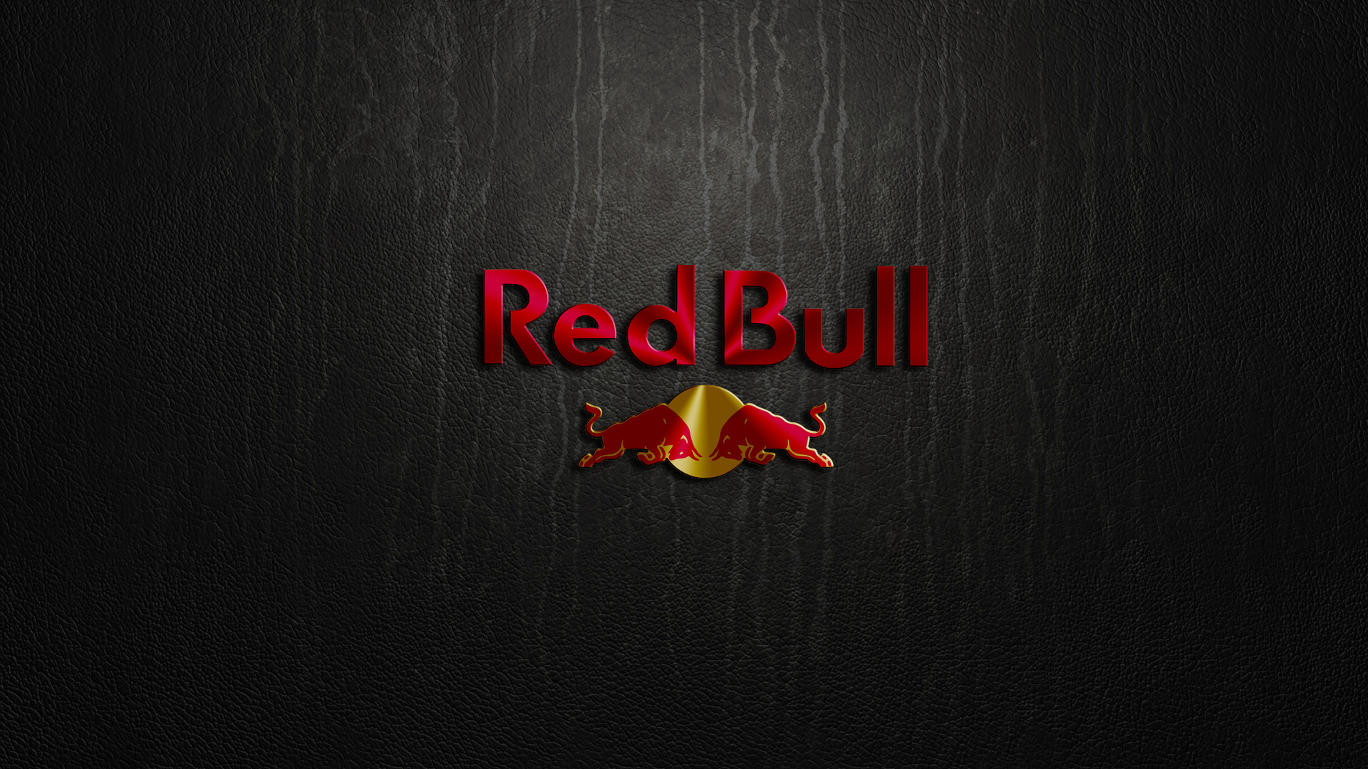 Red Bull Logo: Functional drinks from the Far East, Significant improvements in mental performance. 1920x1080 Full HD Background.