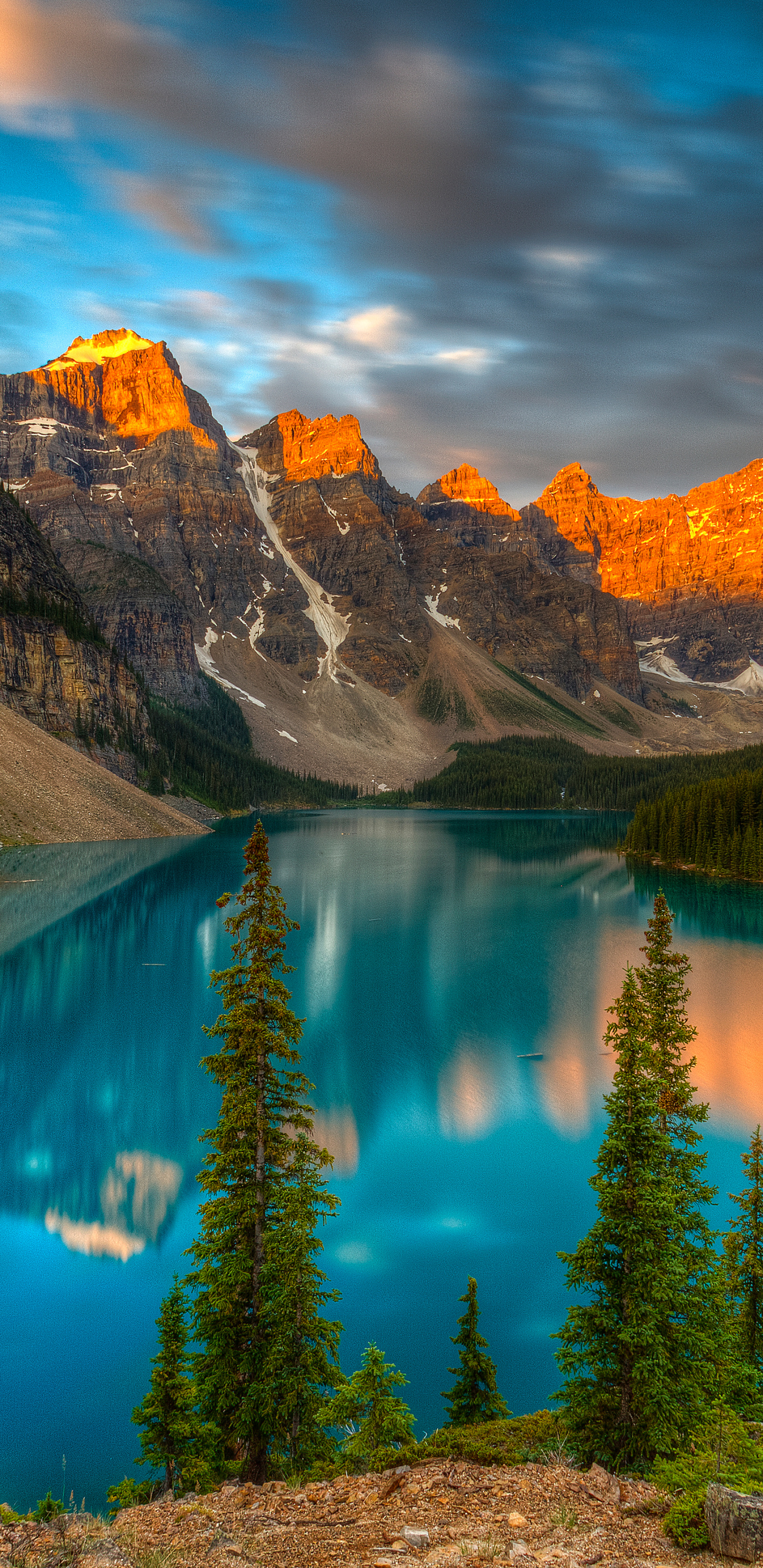 Canada: Moraine Lake, One of the world’s most prosperous countries. 1440x2960 HD Wallpaper.
