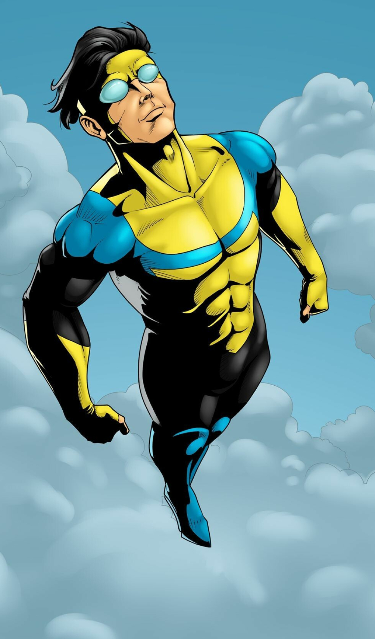 Invincible, Action-packed animation, Superhero origins, Battle for justice, 1210x2050 HD Handy