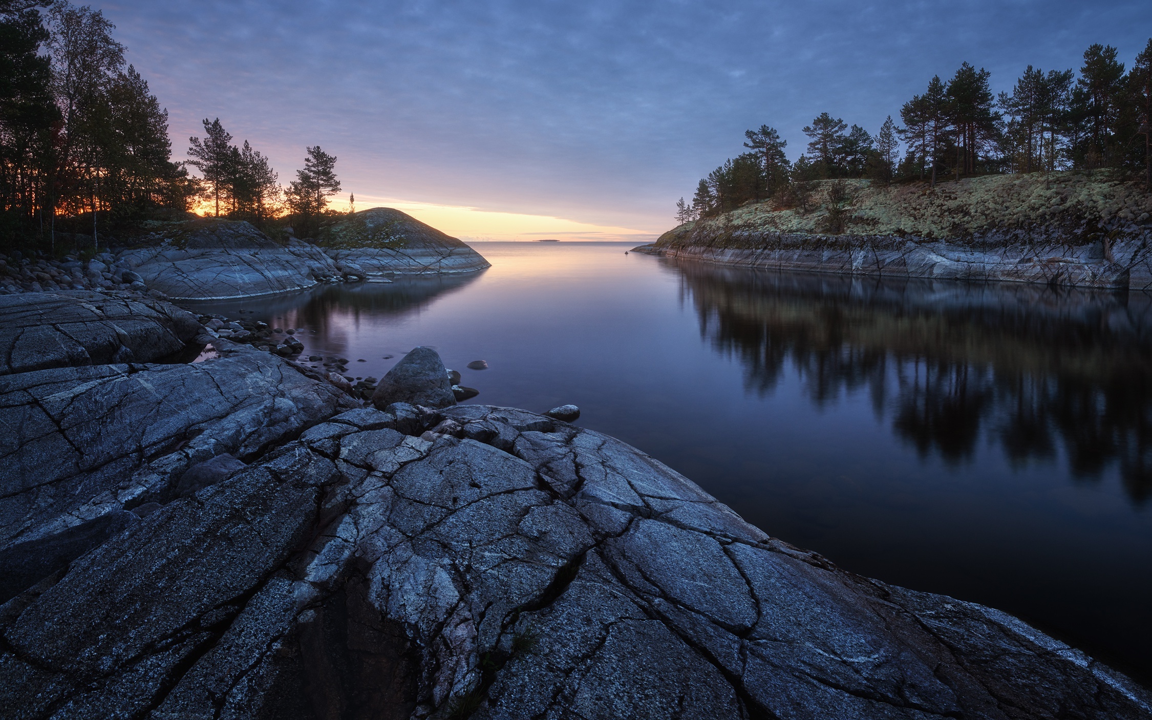 Ladoga Lake, Serene waters, Natural beauty, Travels, 2250x1410 HD Desktop
