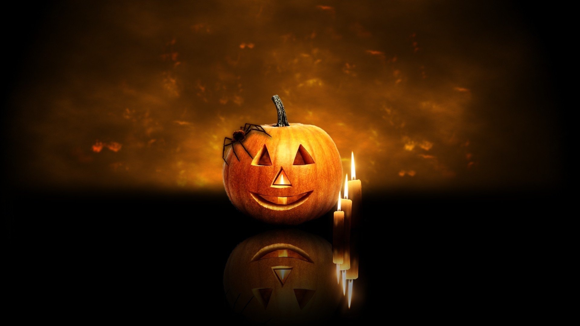 Animated Halloween wallpapers, Music and animations, Spooky vibes, Festive atmosphere, 1920x1080 Full HD Desktop