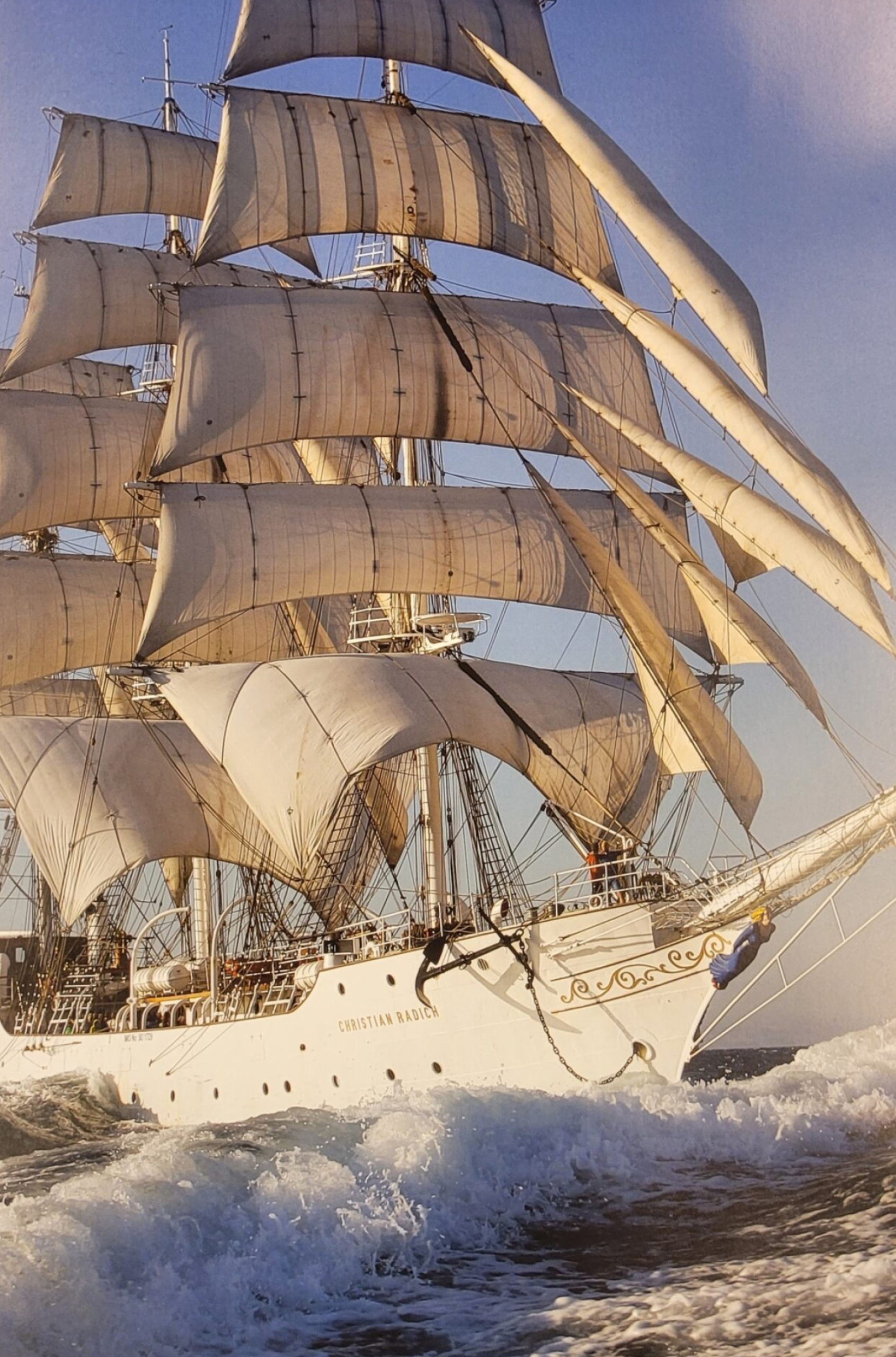 Windjammer: Alexander von Humboldt II, A German sailing ship. 1700x2560 HD Background.