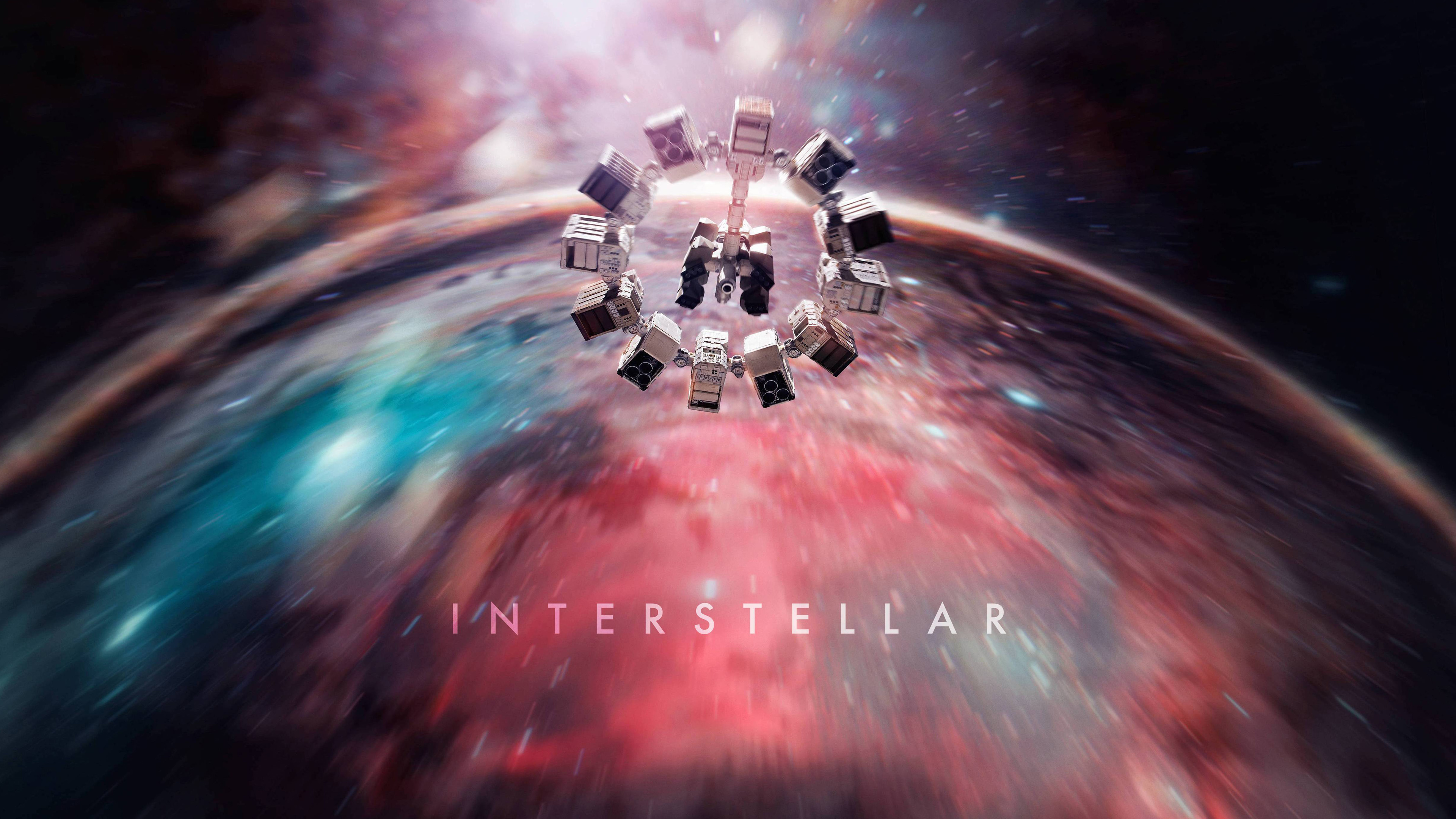 Interstellar: Black Hole, Christopher Nolan's movie. 3840x2160 4K Wallpaper.